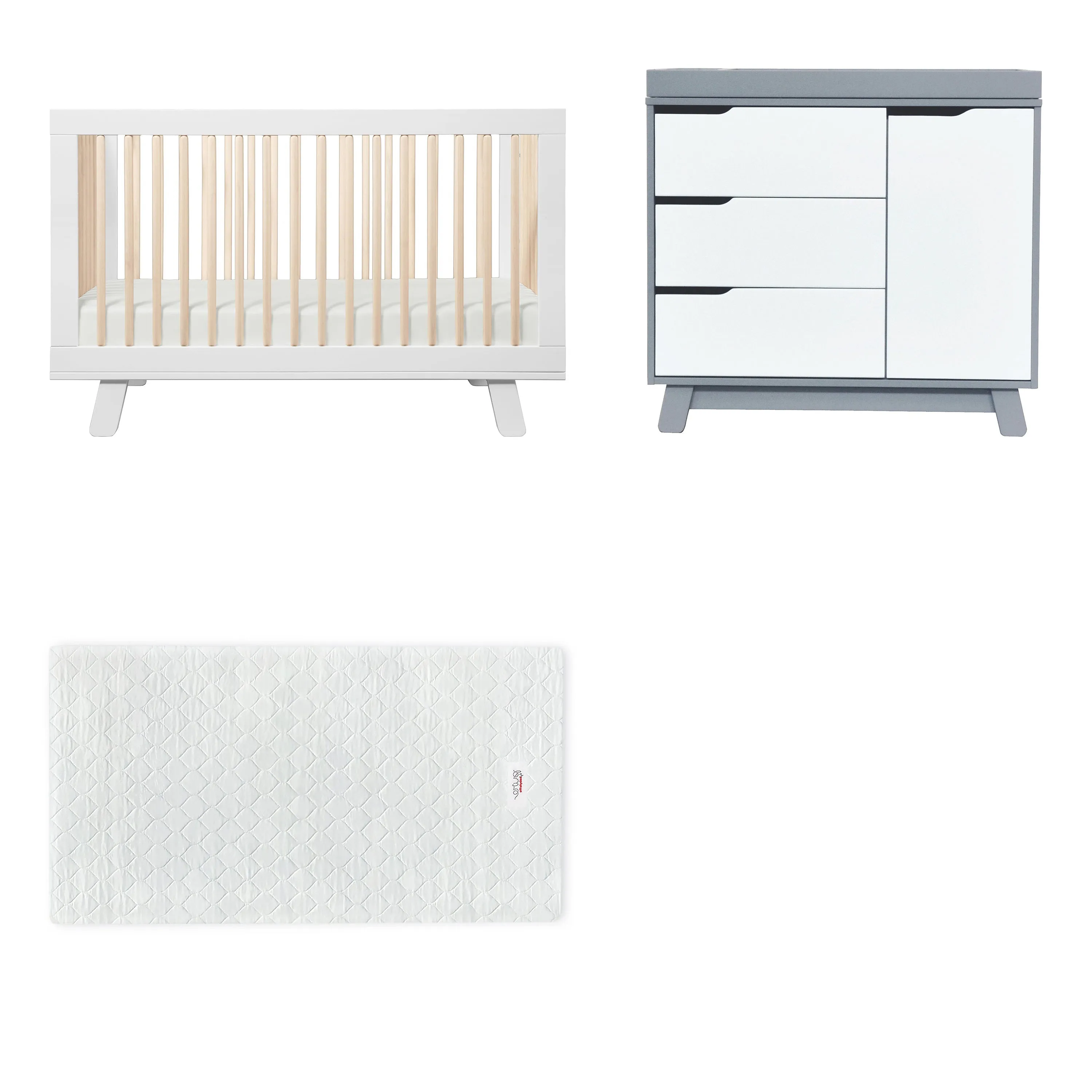 Hudson 3-in-1 Convertible Crib with Conversion Kit