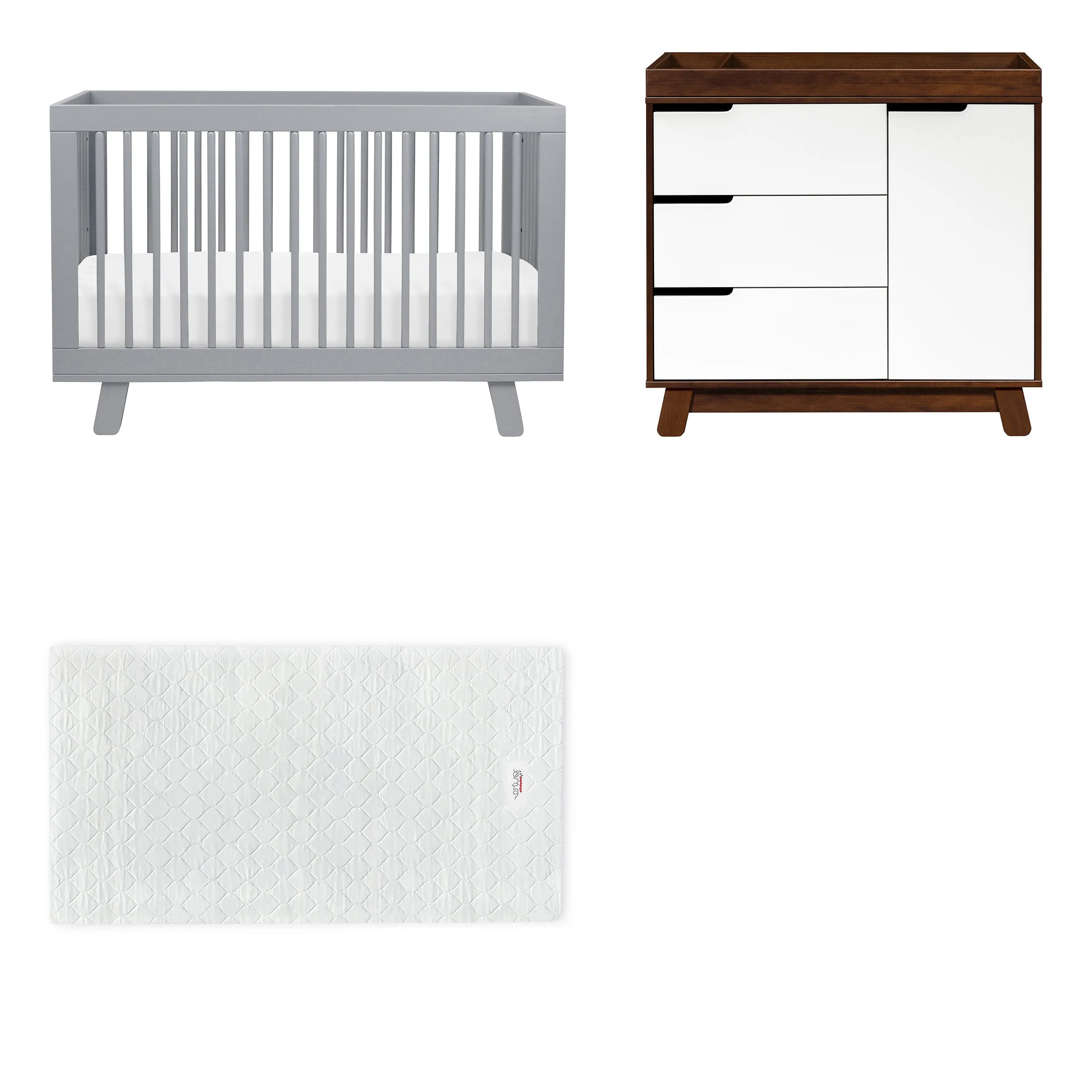 Hudson 3-in-1 Convertible Crib with Conversion Kit