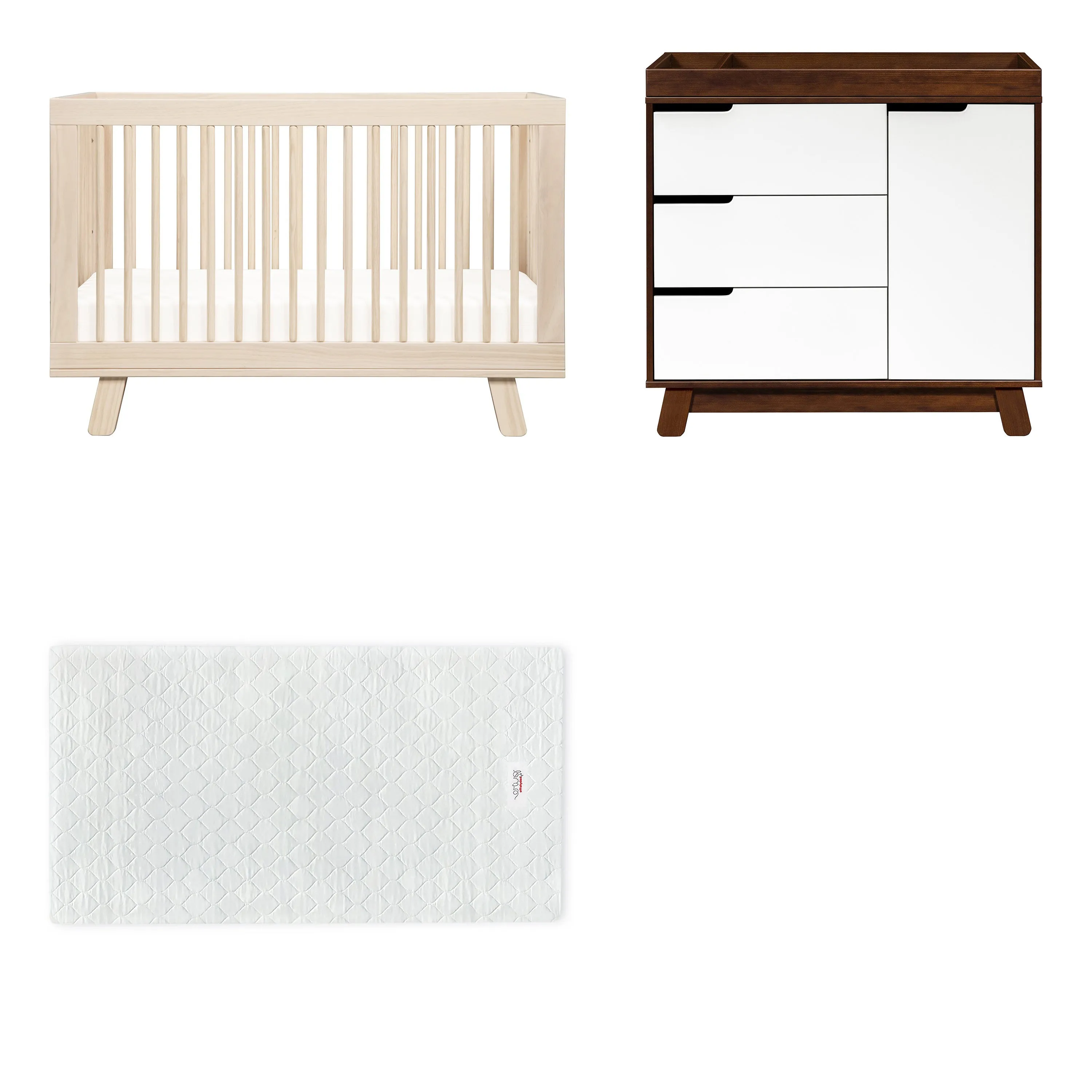 Hudson 3-in-1 Convertible Crib with Conversion Kit