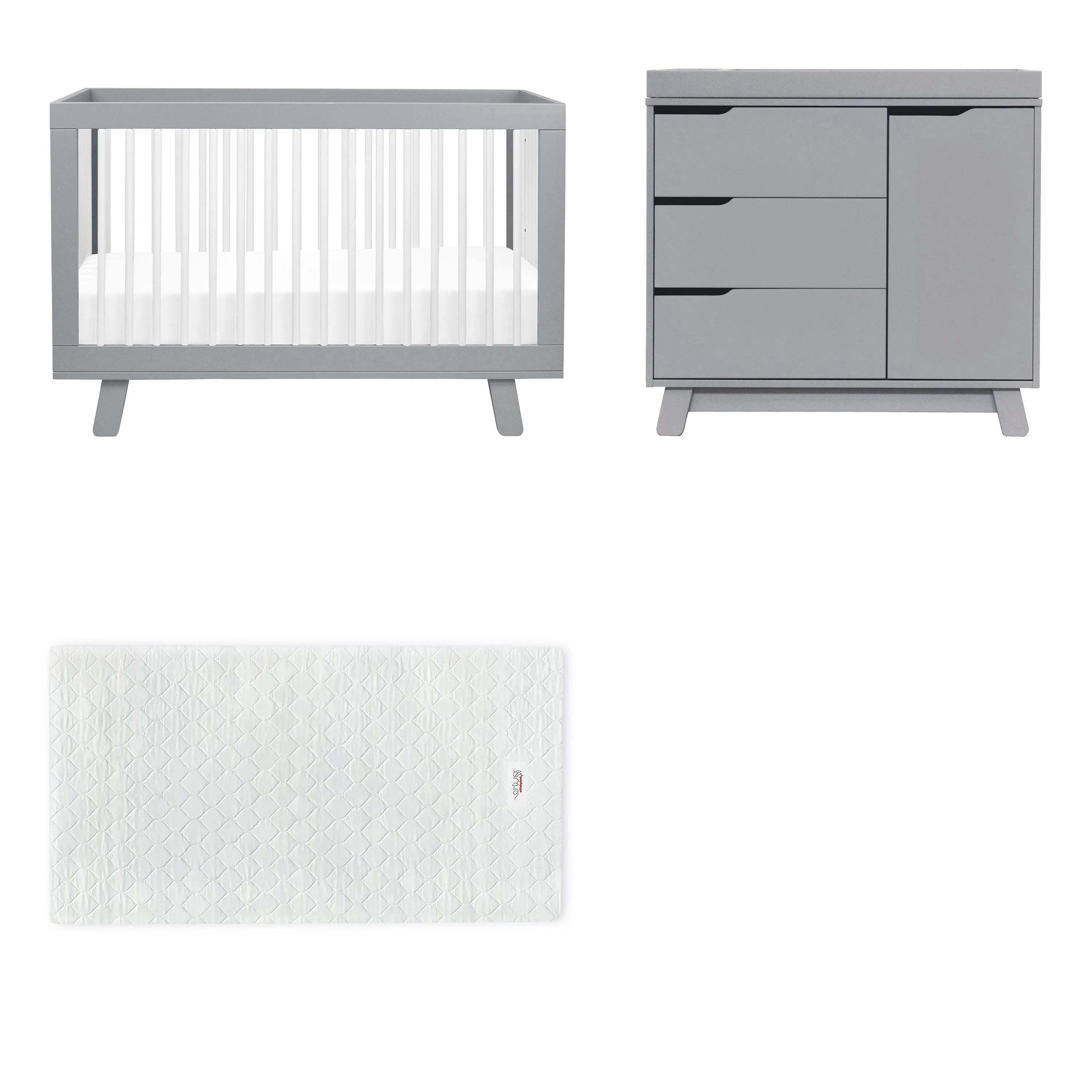 Hudson 3-in-1 Convertible Crib with Conversion Kit