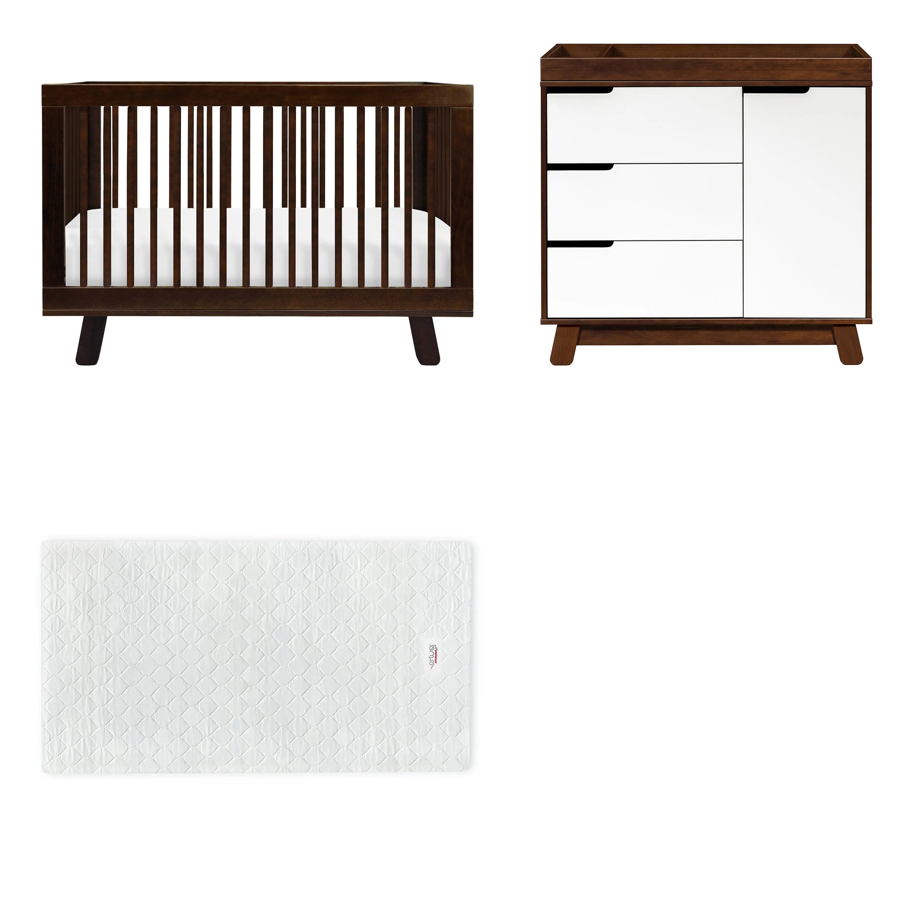 Hudson 3-in-1 Convertible Crib with Conversion Kit