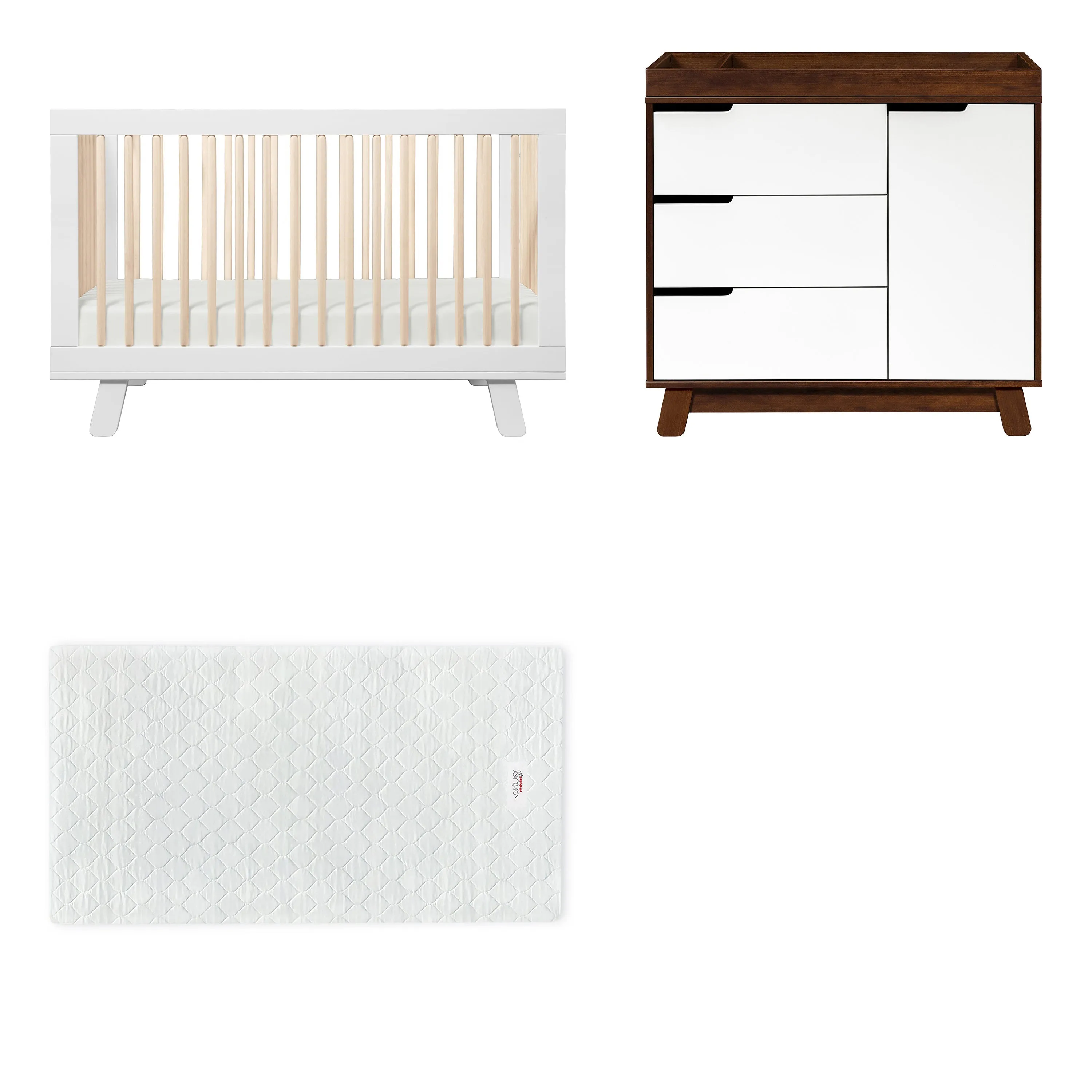 Hudson 3-in-1 Convertible Crib with Conversion Kit