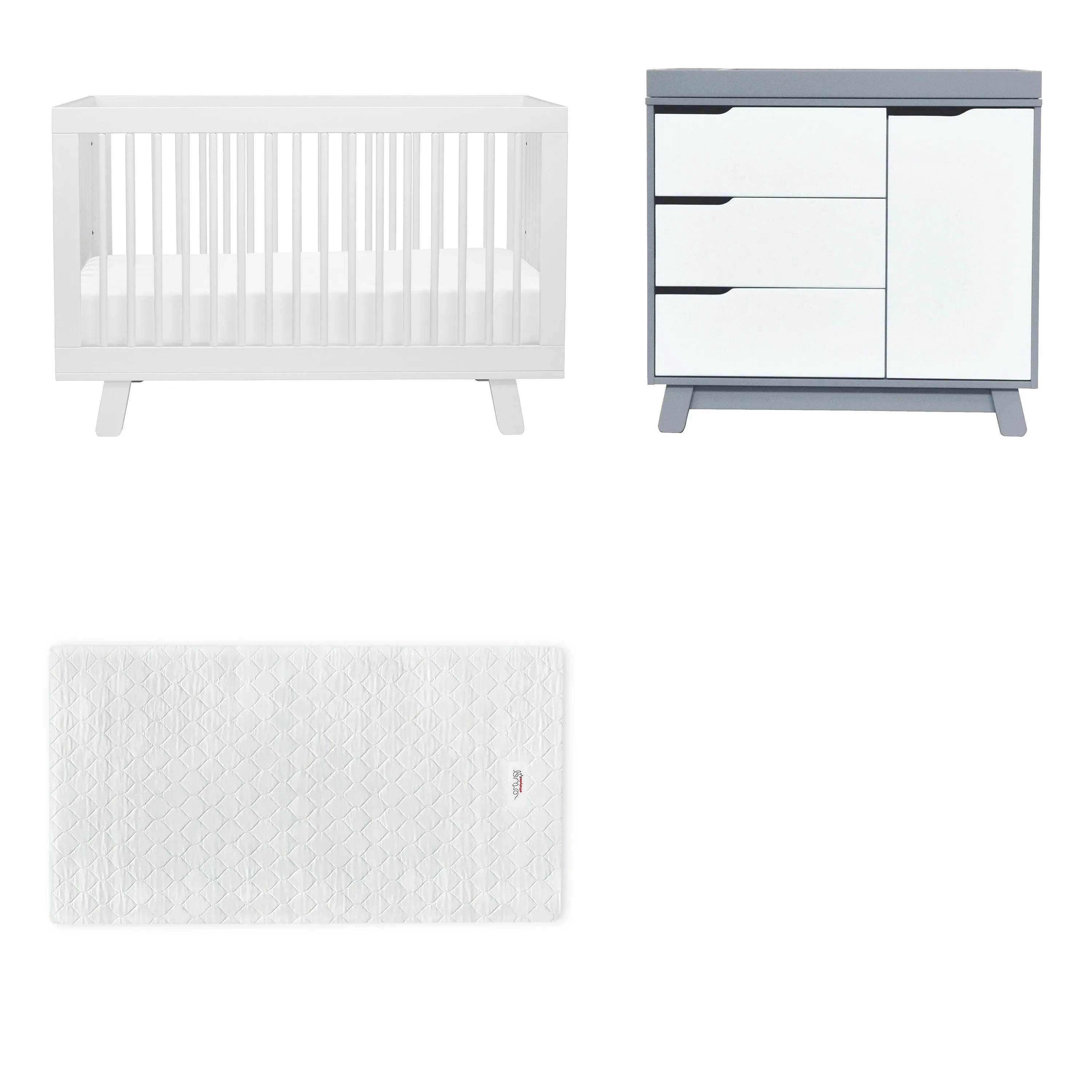 Hudson 3-in-1 Convertible Crib with Conversion Kit