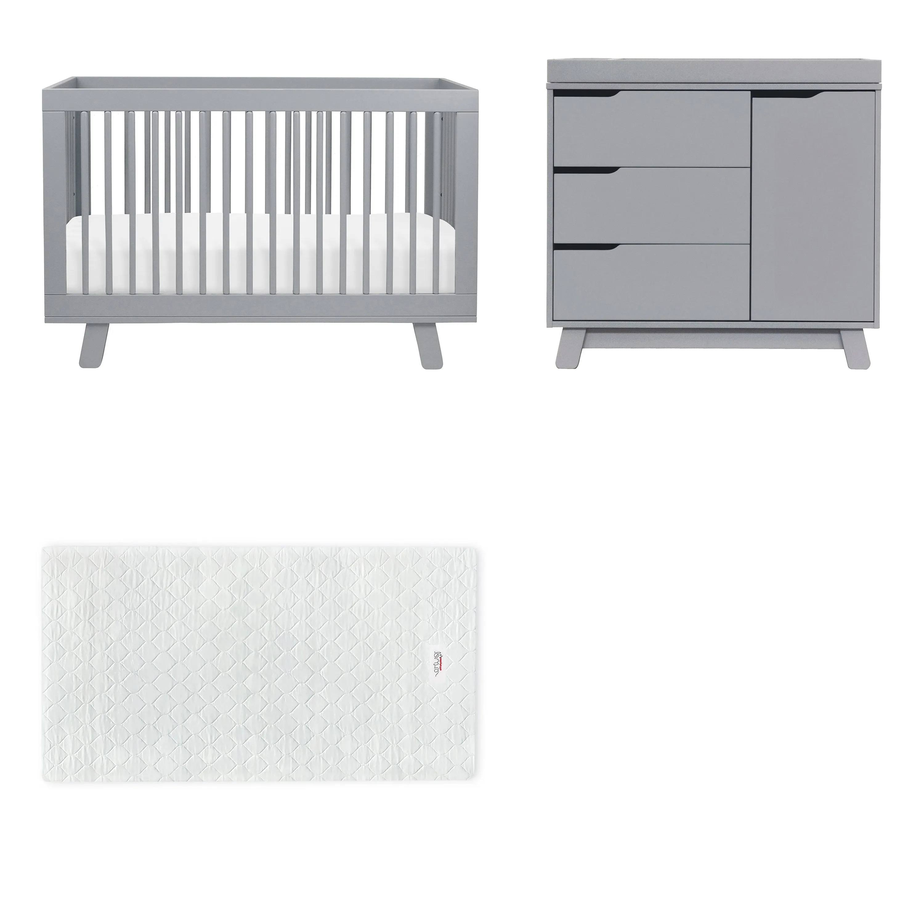 Hudson 3-in-1 Convertible Crib with Conversion Kit
