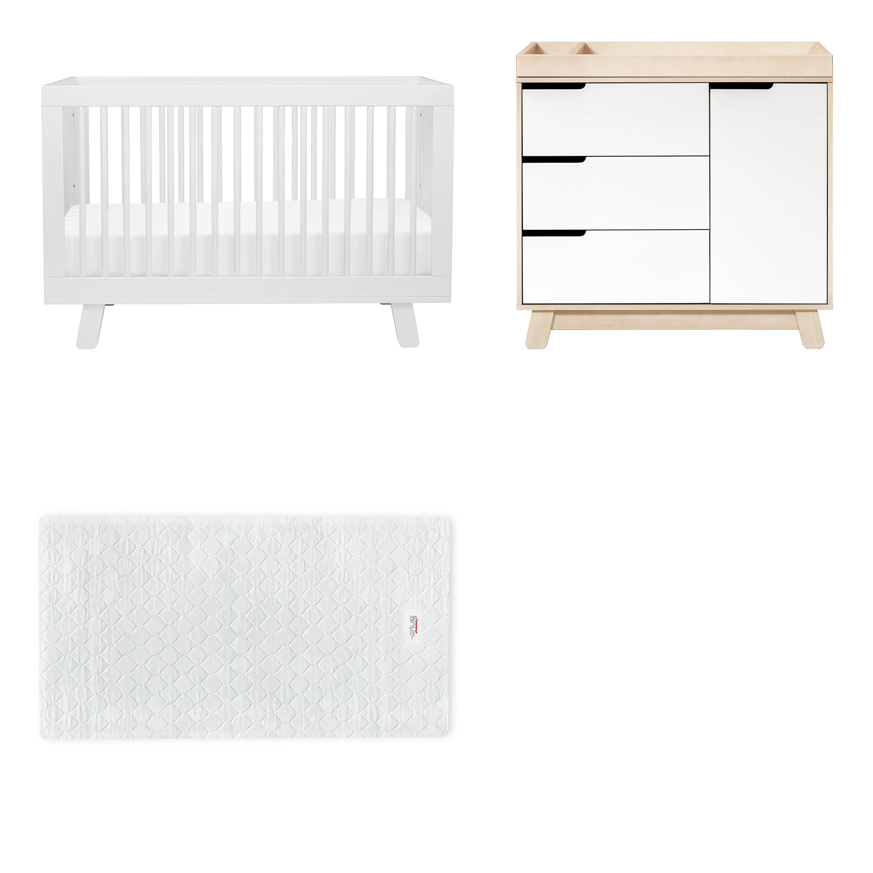 Hudson 3-in-1 Convertible Crib with Conversion Kit