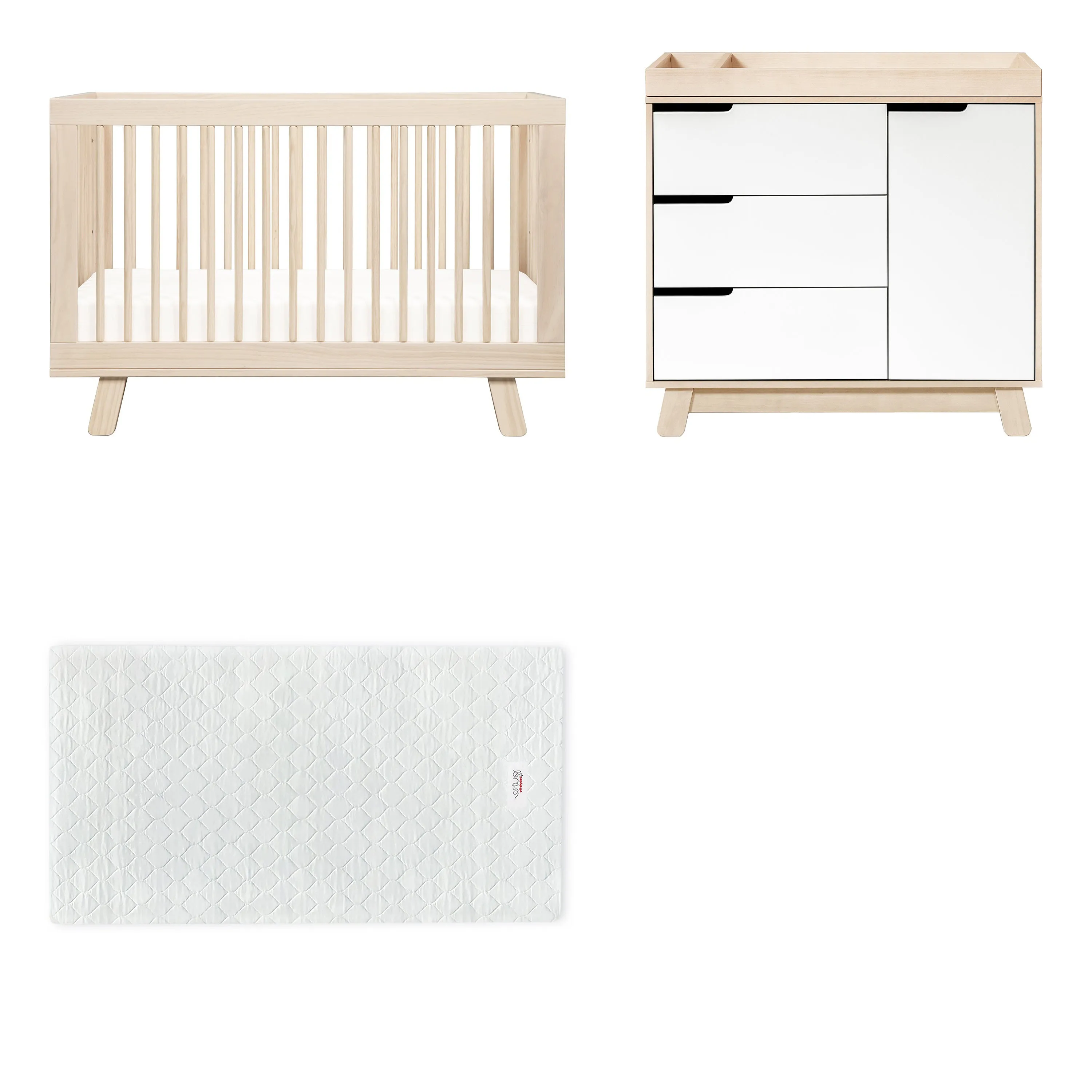 Hudson 3-in-1 Convertible Crib with Conversion Kit