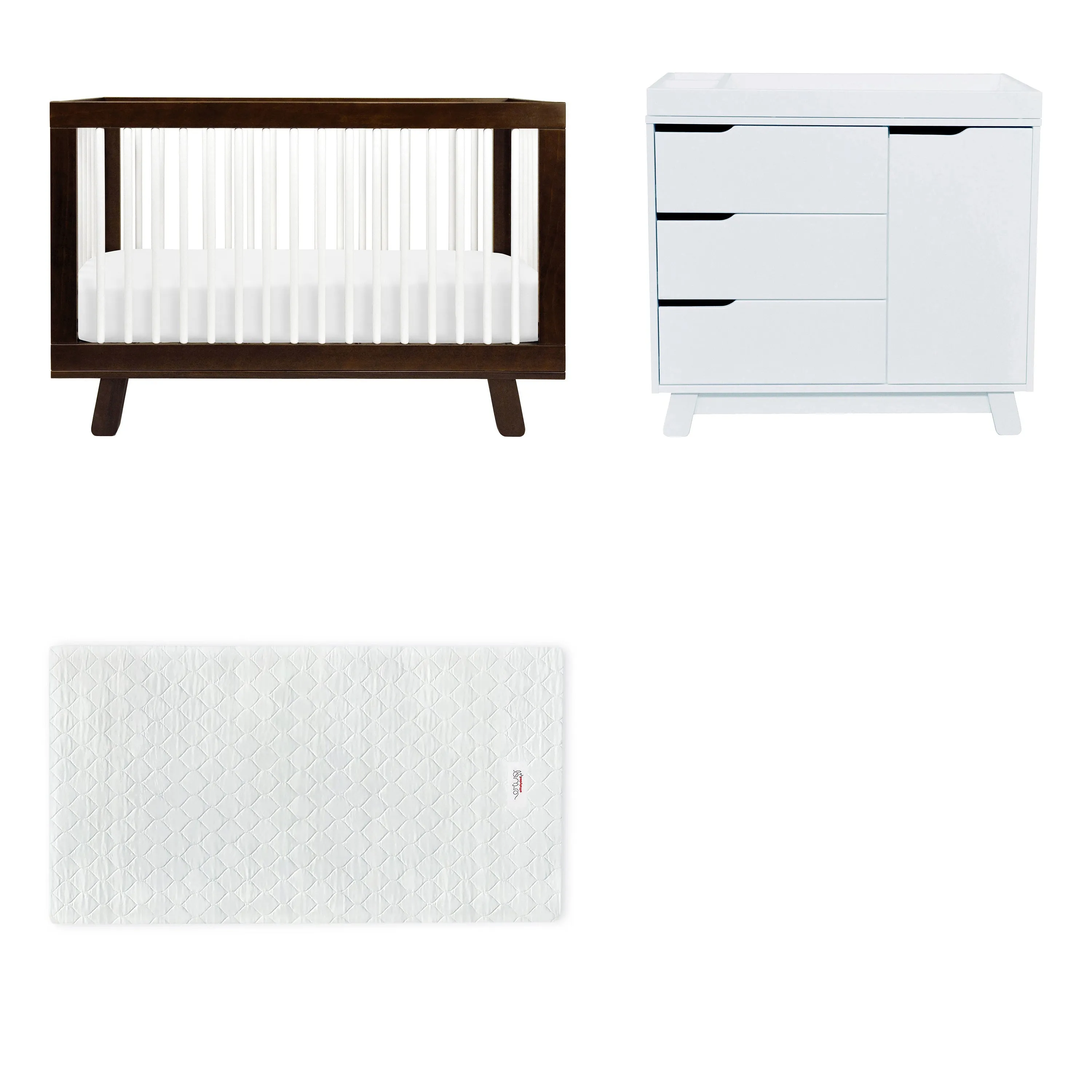 Hudson 3-in-1 Convertible Crib with Conversion Kit