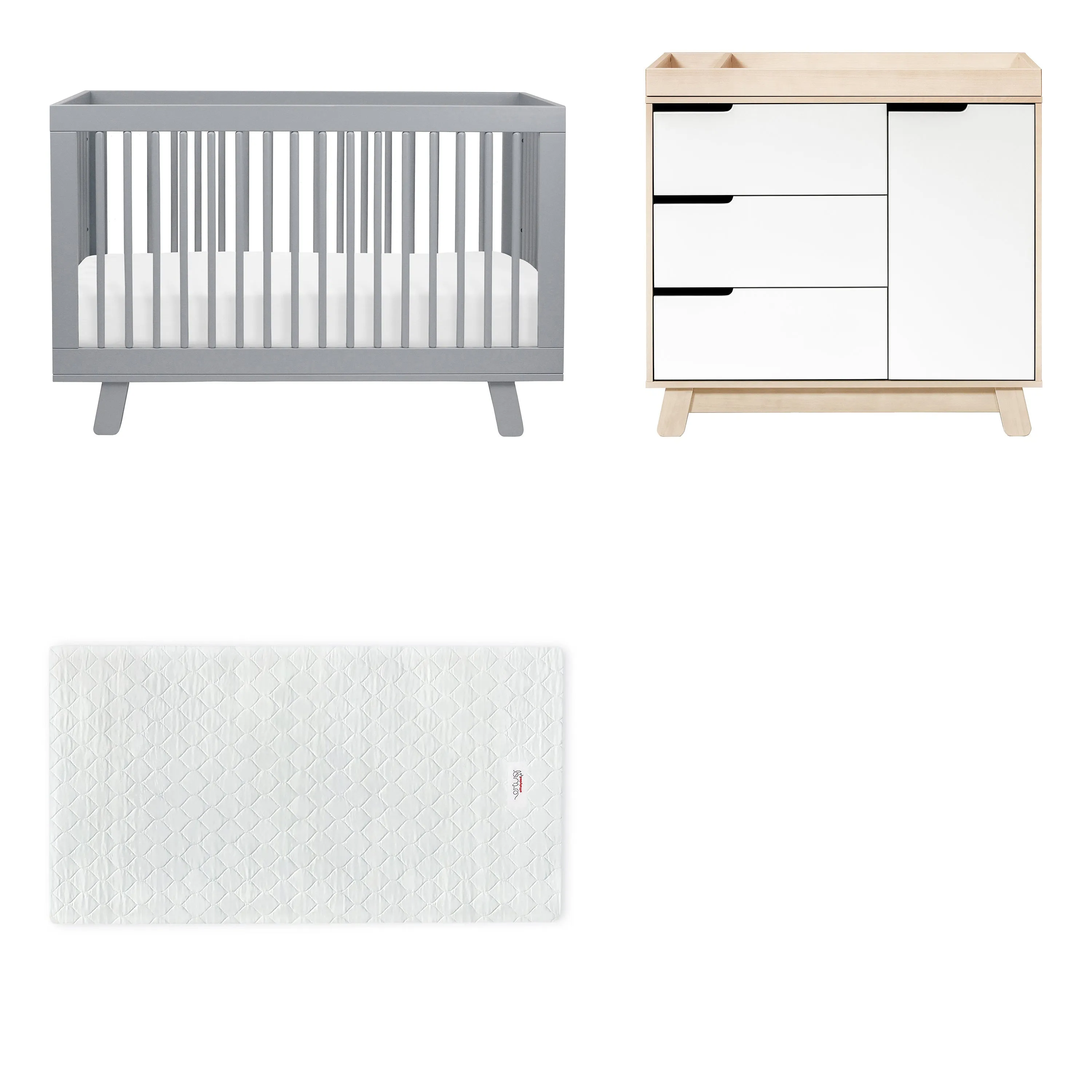 Hudson 3-in-1 Convertible Crib with Conversion Kit