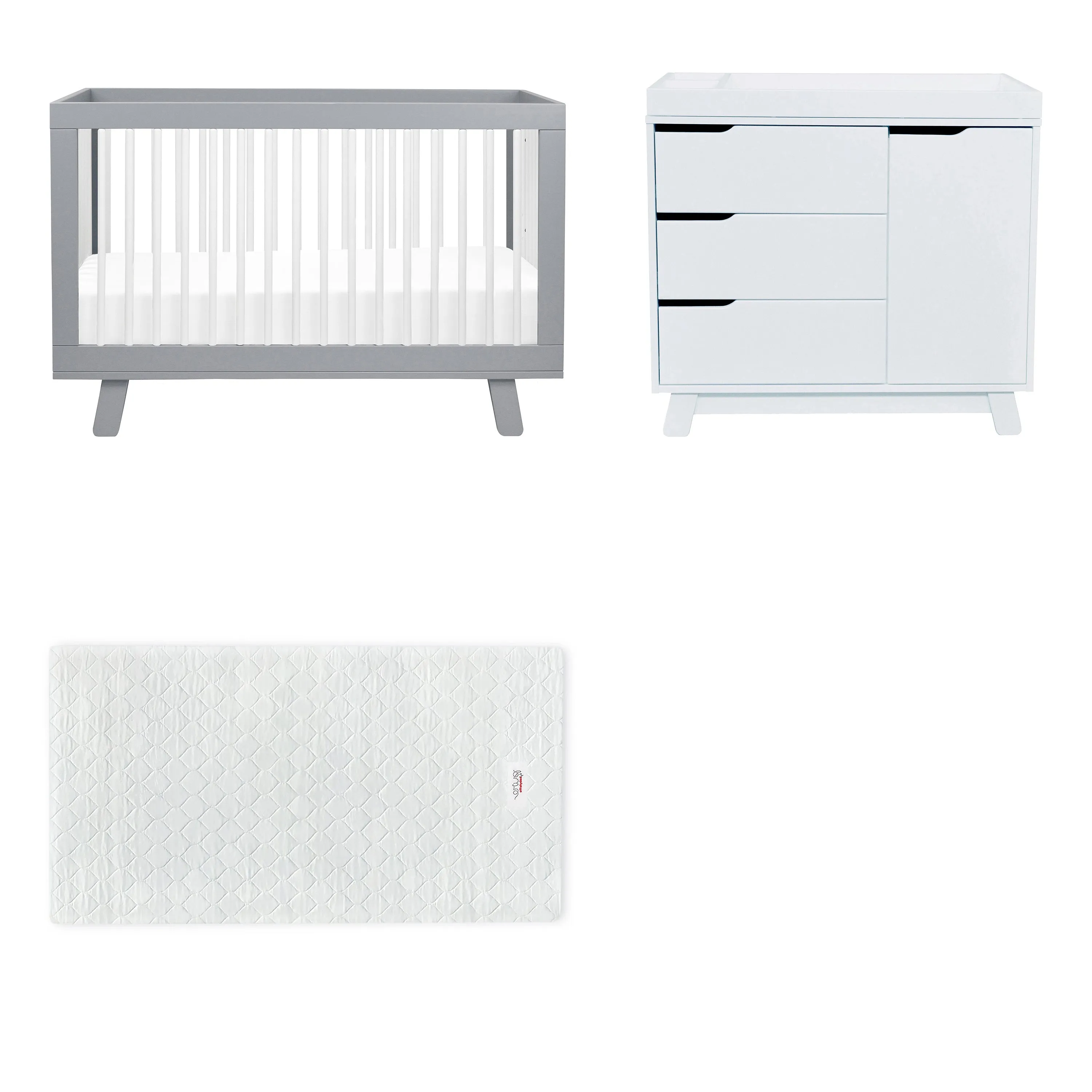 Hudson 3-in-1 Convertible Crib with Conversion Kit