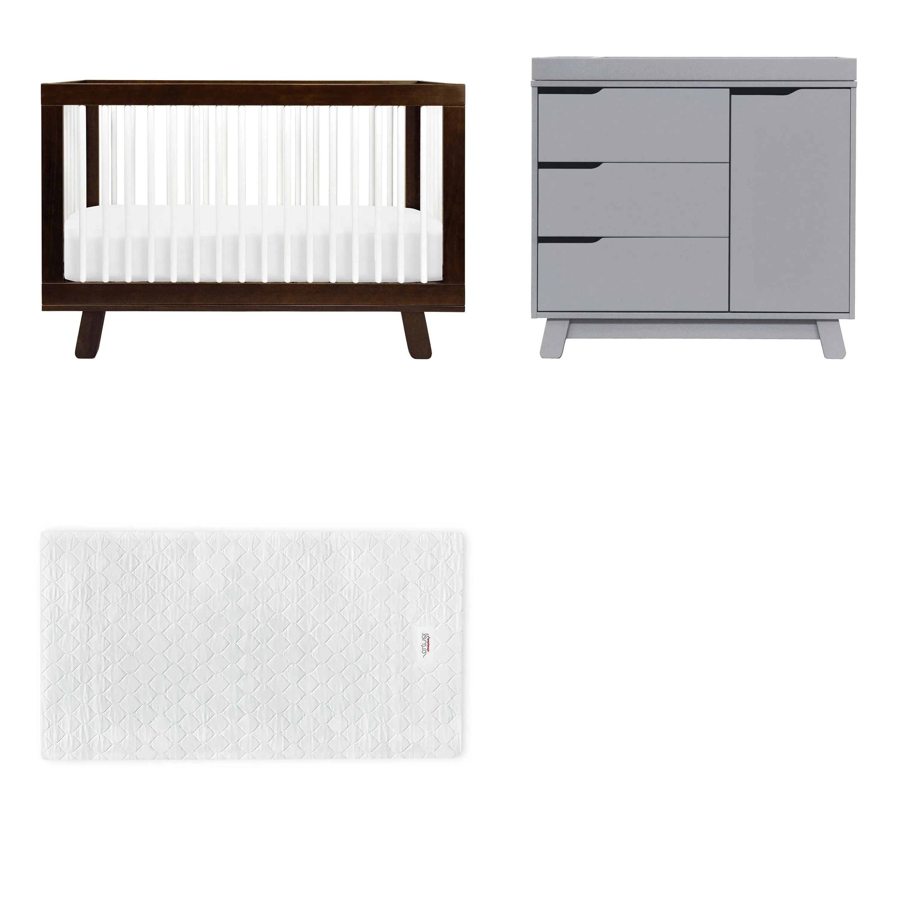 Hudson 3-in-1 Convertible Crib with Conversion Kit