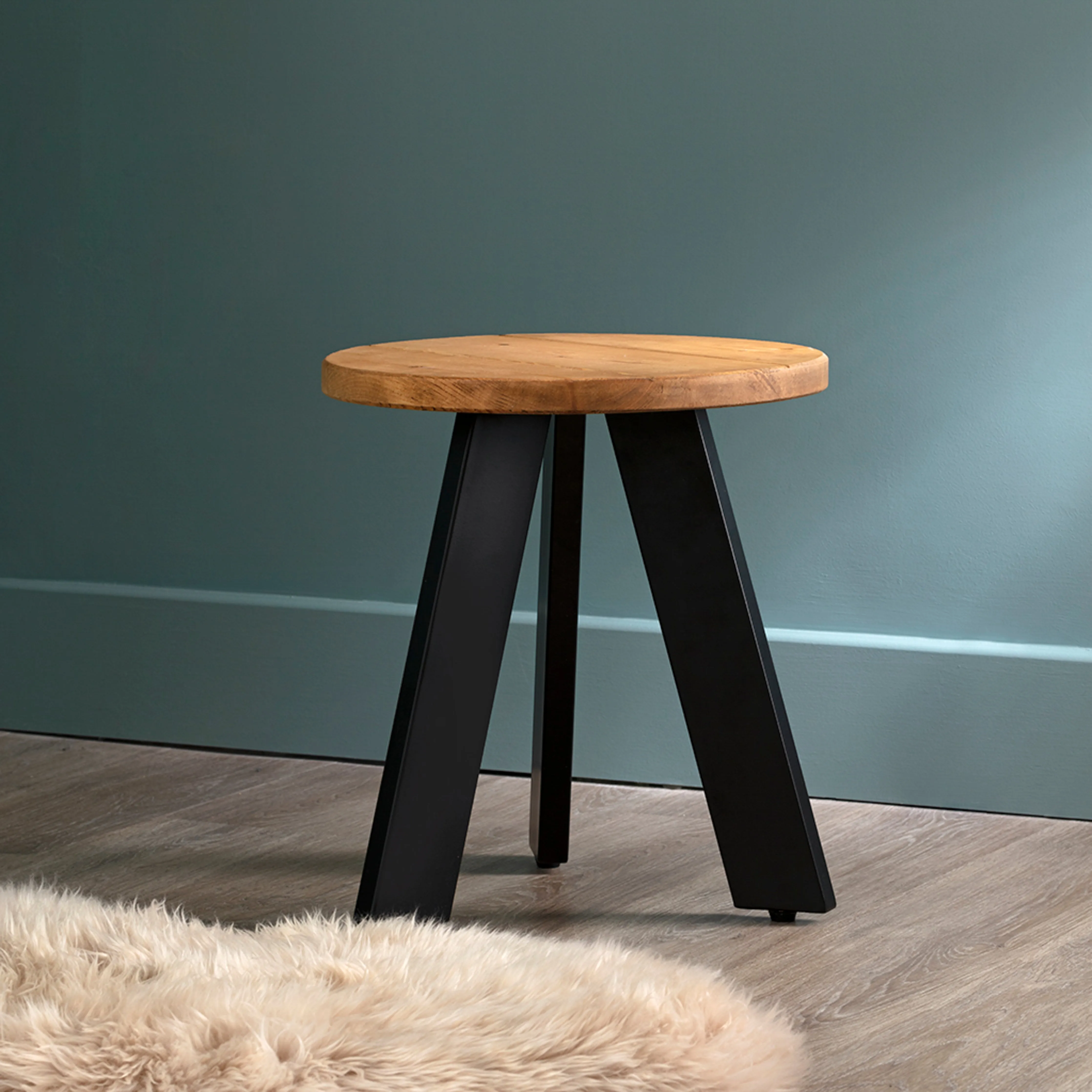 Hunter Round Dining Stool Funky Chunky