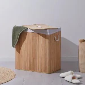 Kata Double Laundry Hamper Mocka