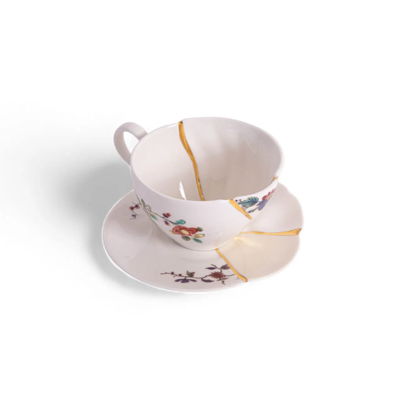 Kintsugi Tea Cup and Saucer