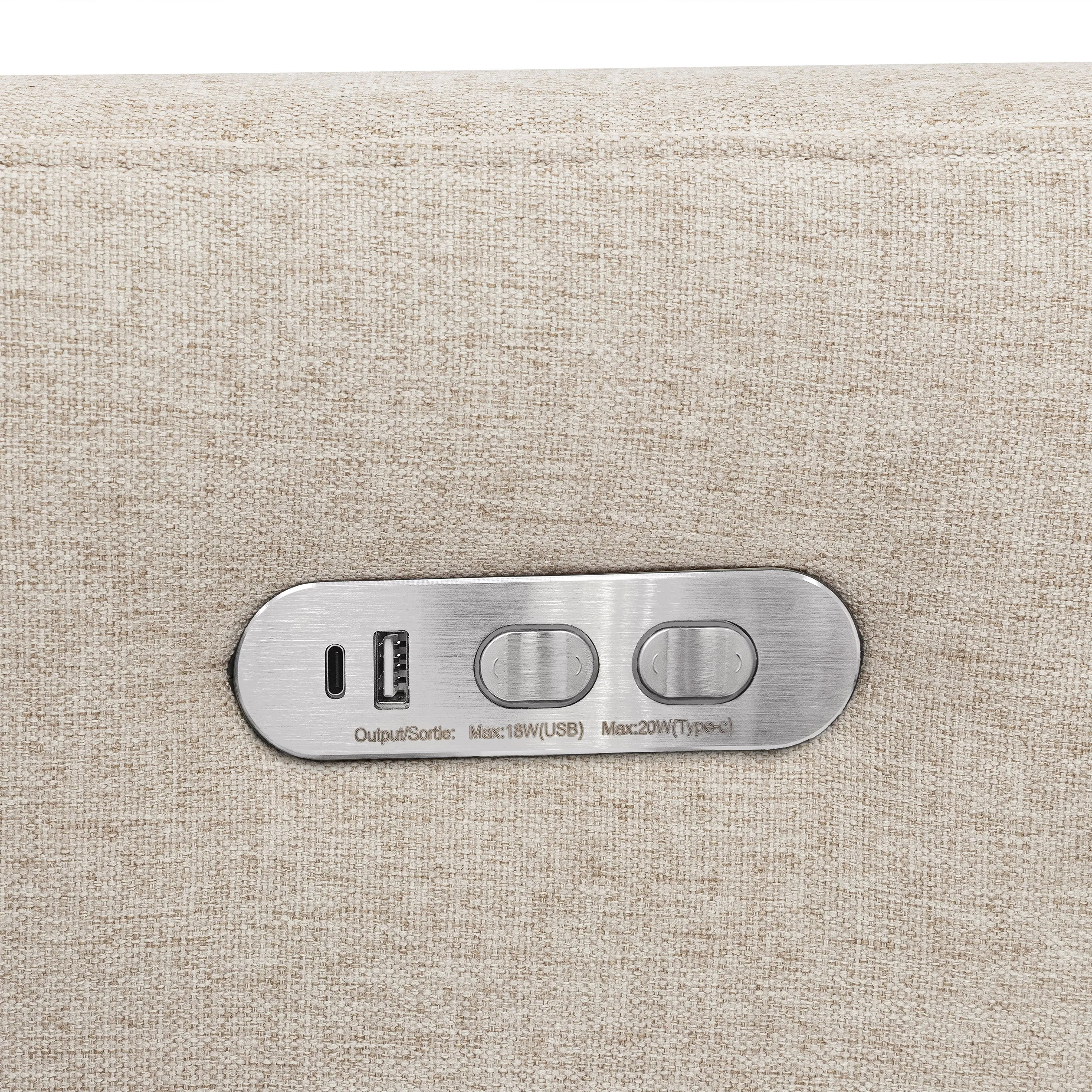 Kiwi Plus Glider Recliner with Electronic Control and USB
