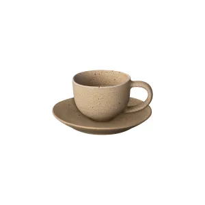 Kumi Stoneware Espresso Cup with Saucer (Set of 4)