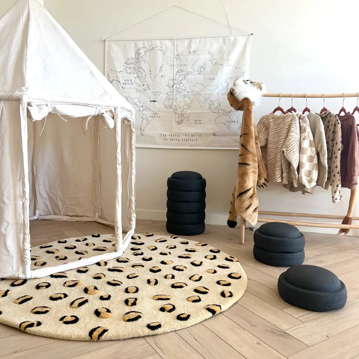 Leopard Round Rug
