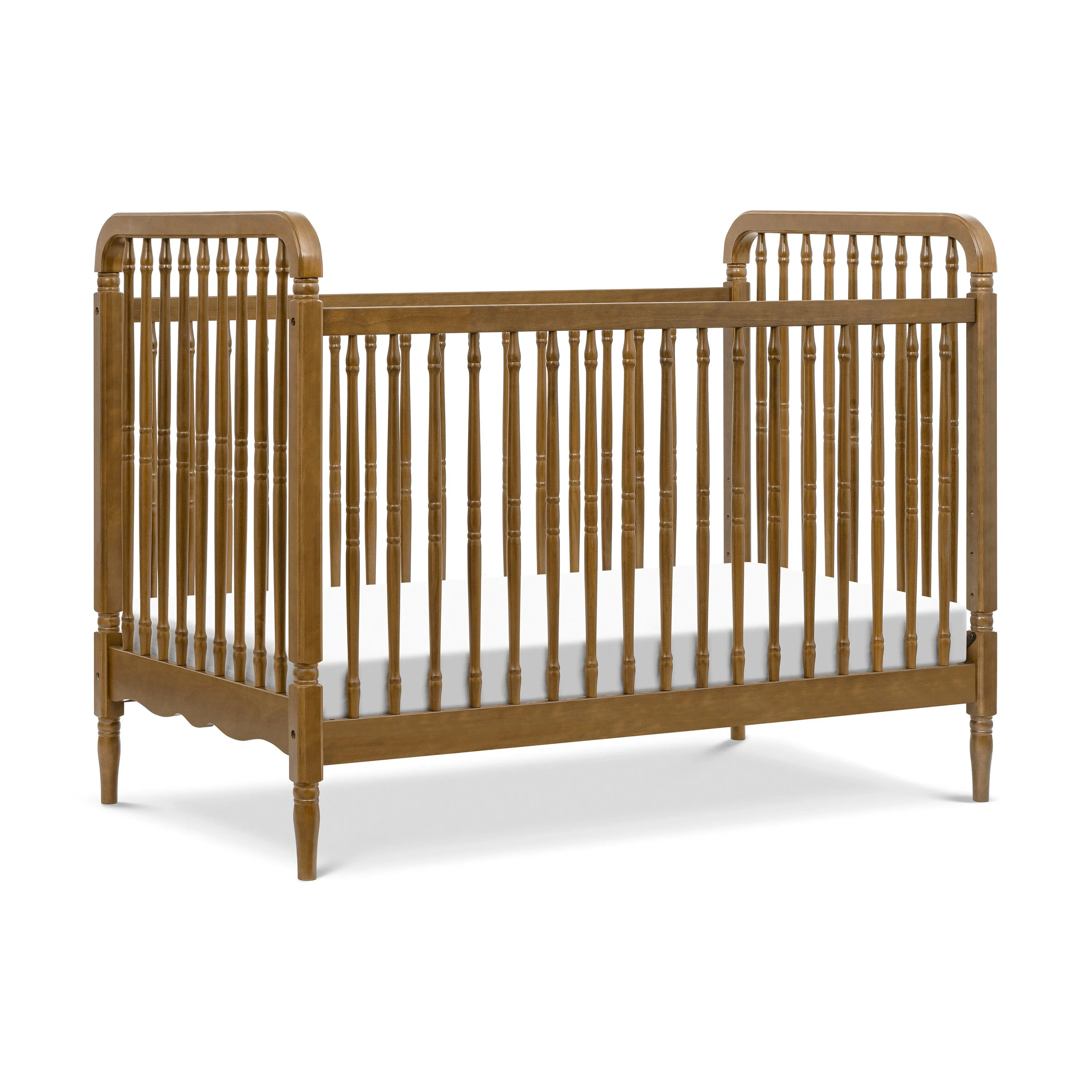 Liberty 3-in-1 Convertible Spindle Crib with Toddler Bed Conversion Kit