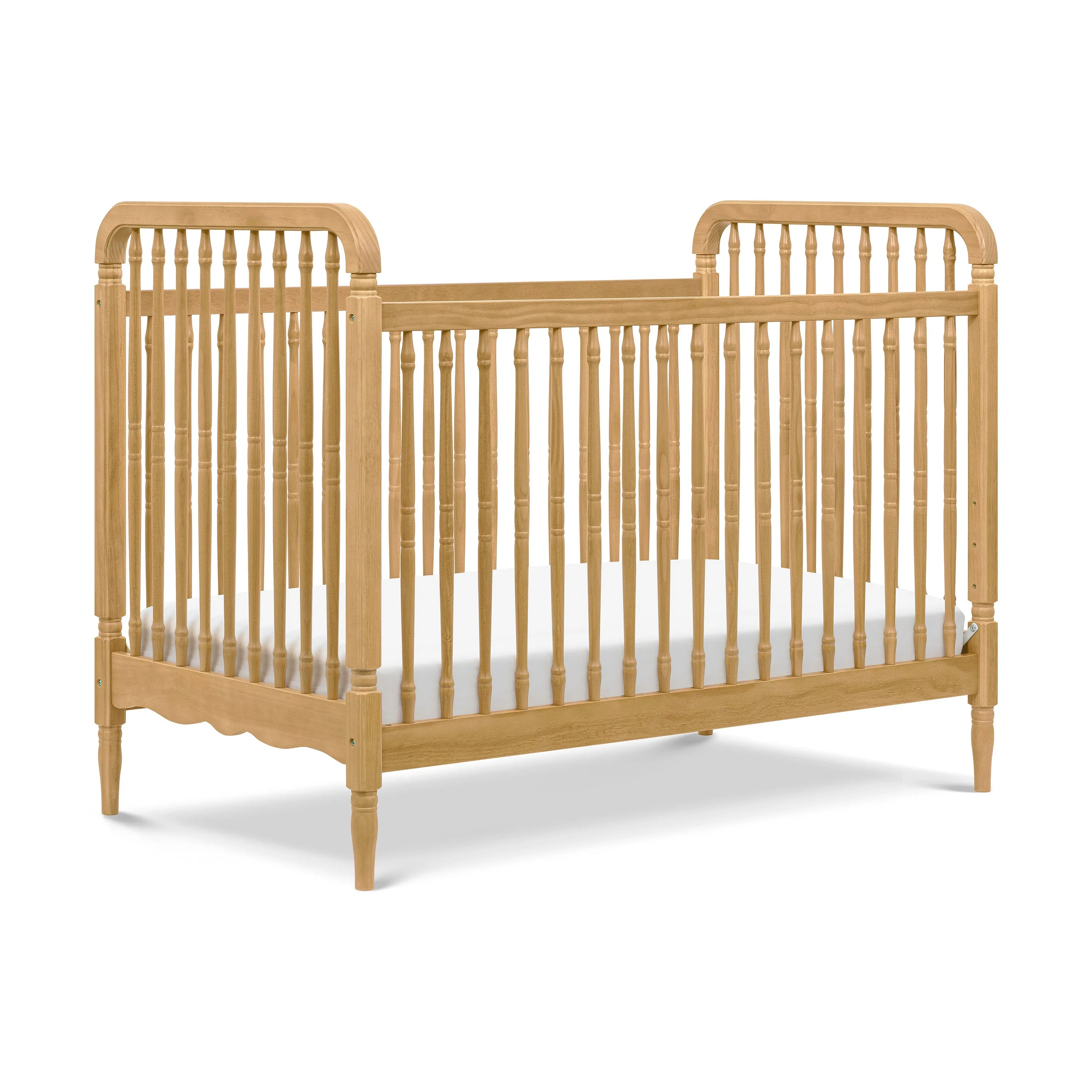Liberty 3-in-1 Convertible Spindle Crib with Toddler Bed Conversion Kit