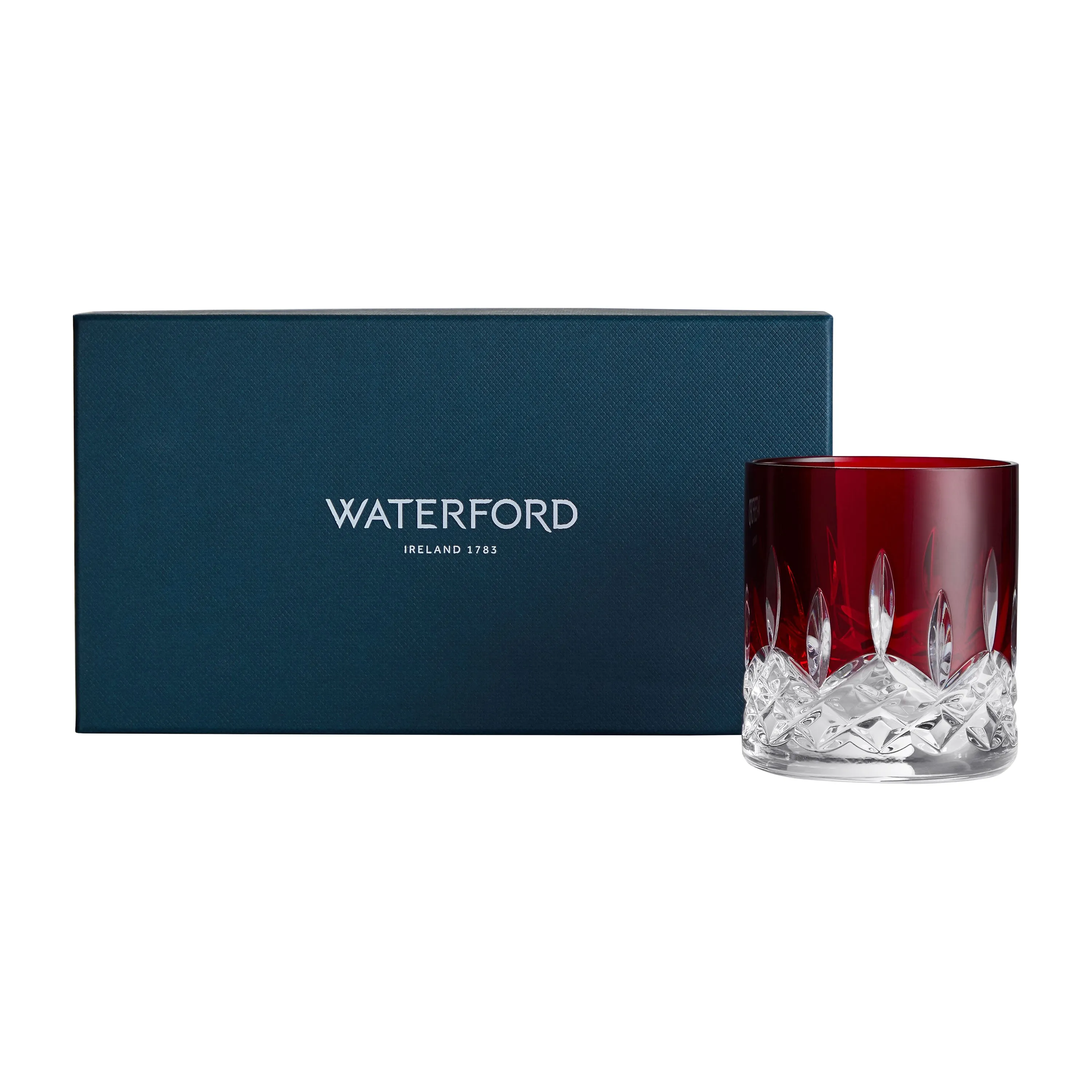 Lismore Red Straight Tumbler (Set of 2)