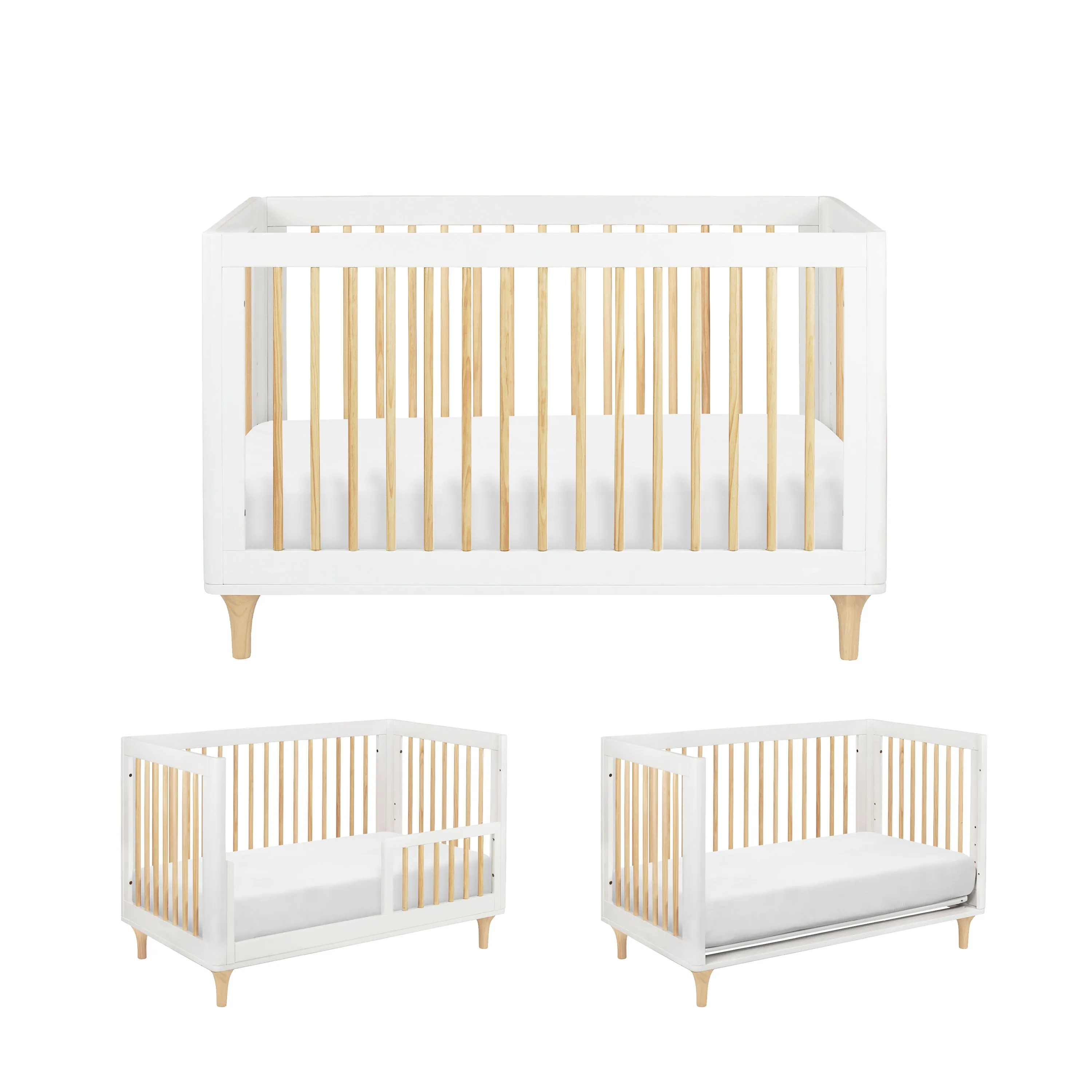 Lolly 3-in-1 Convertible Crib with Conversion Kit