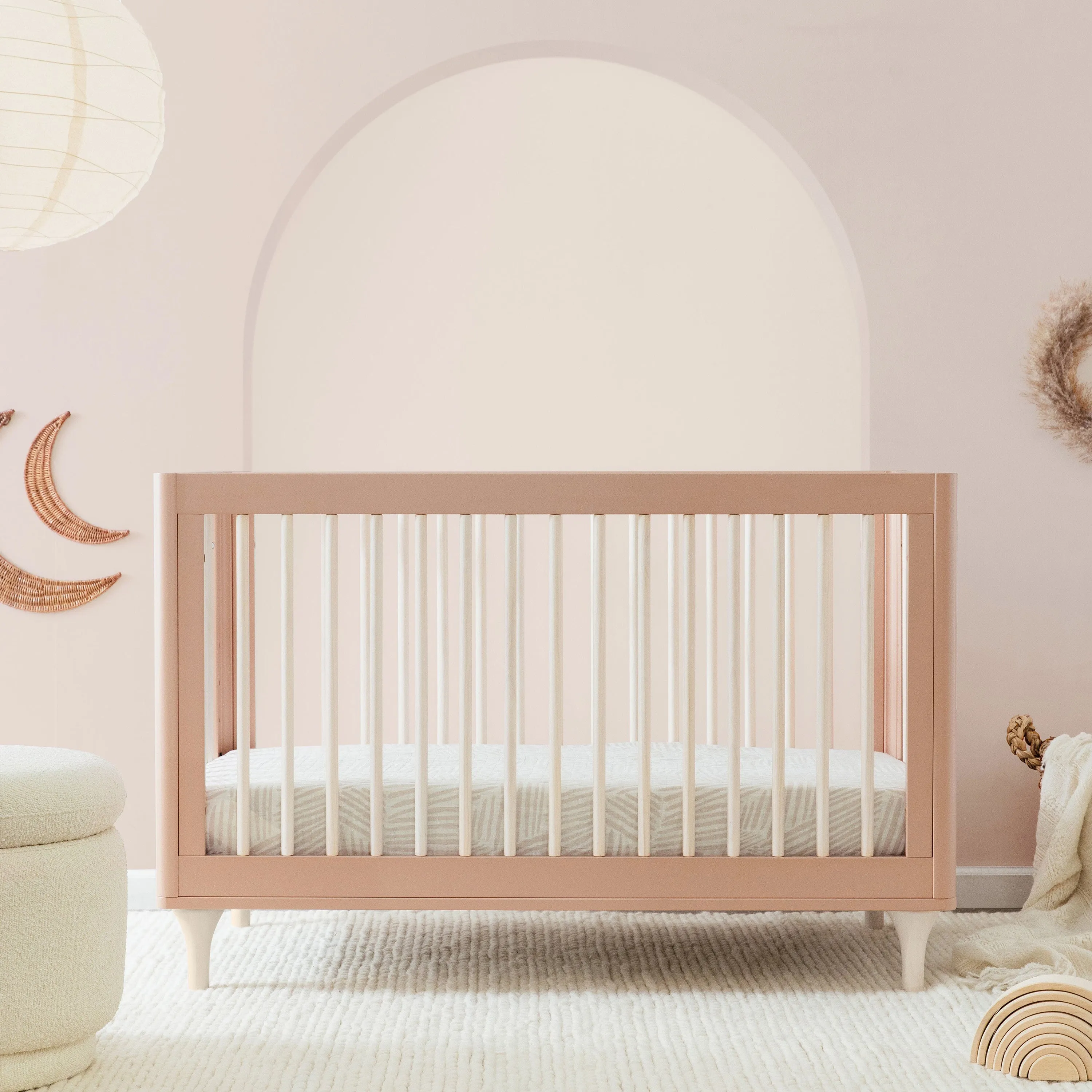 Lolly 3-in-1 Convertible Crib with Conversion Kit