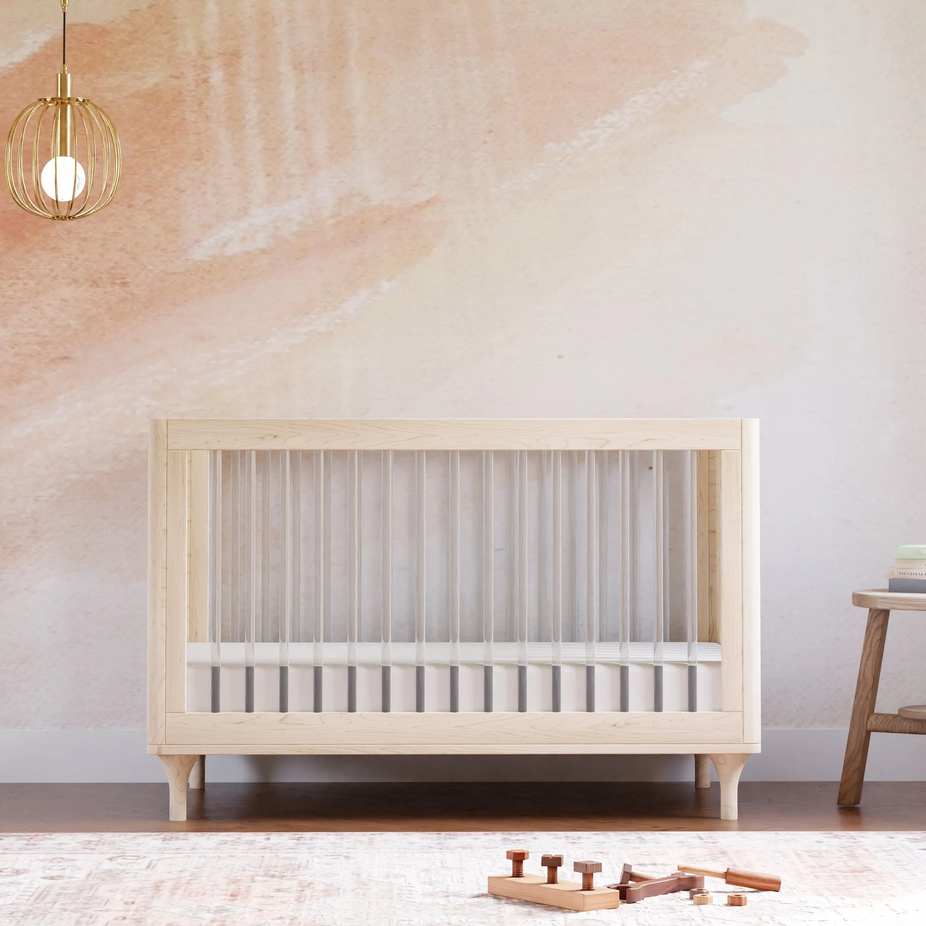 Lolly 3-in-1 Convertible Crib with Conversion Kit