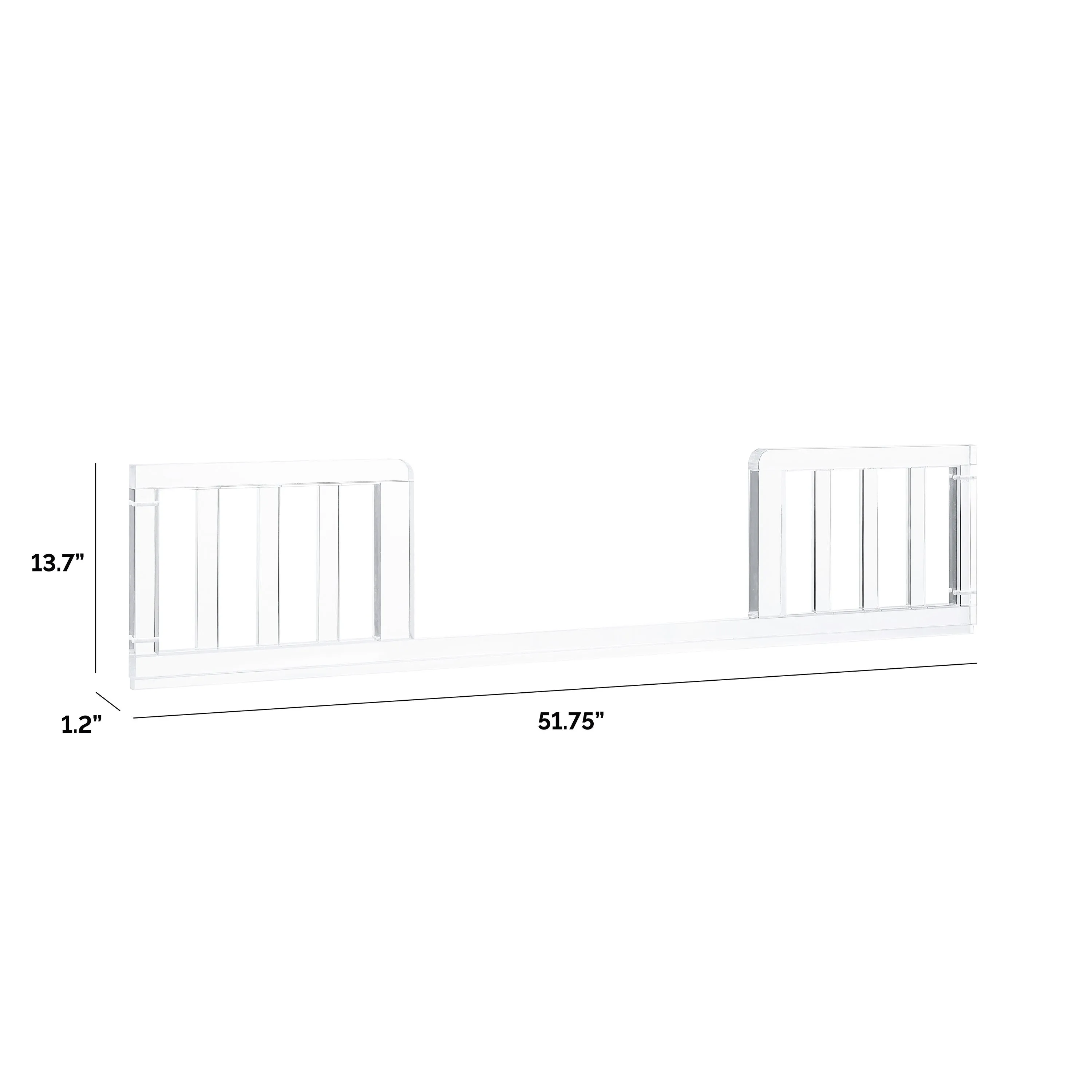 Luma Acrylic Toddler Bed Conversion Kit