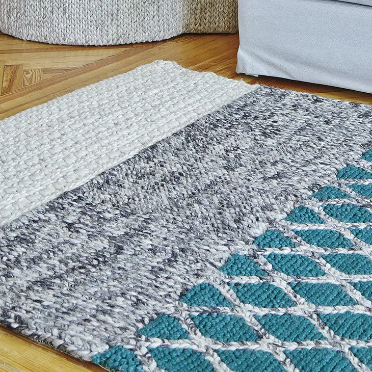 Mangas Rectangular Wool Rug MR1