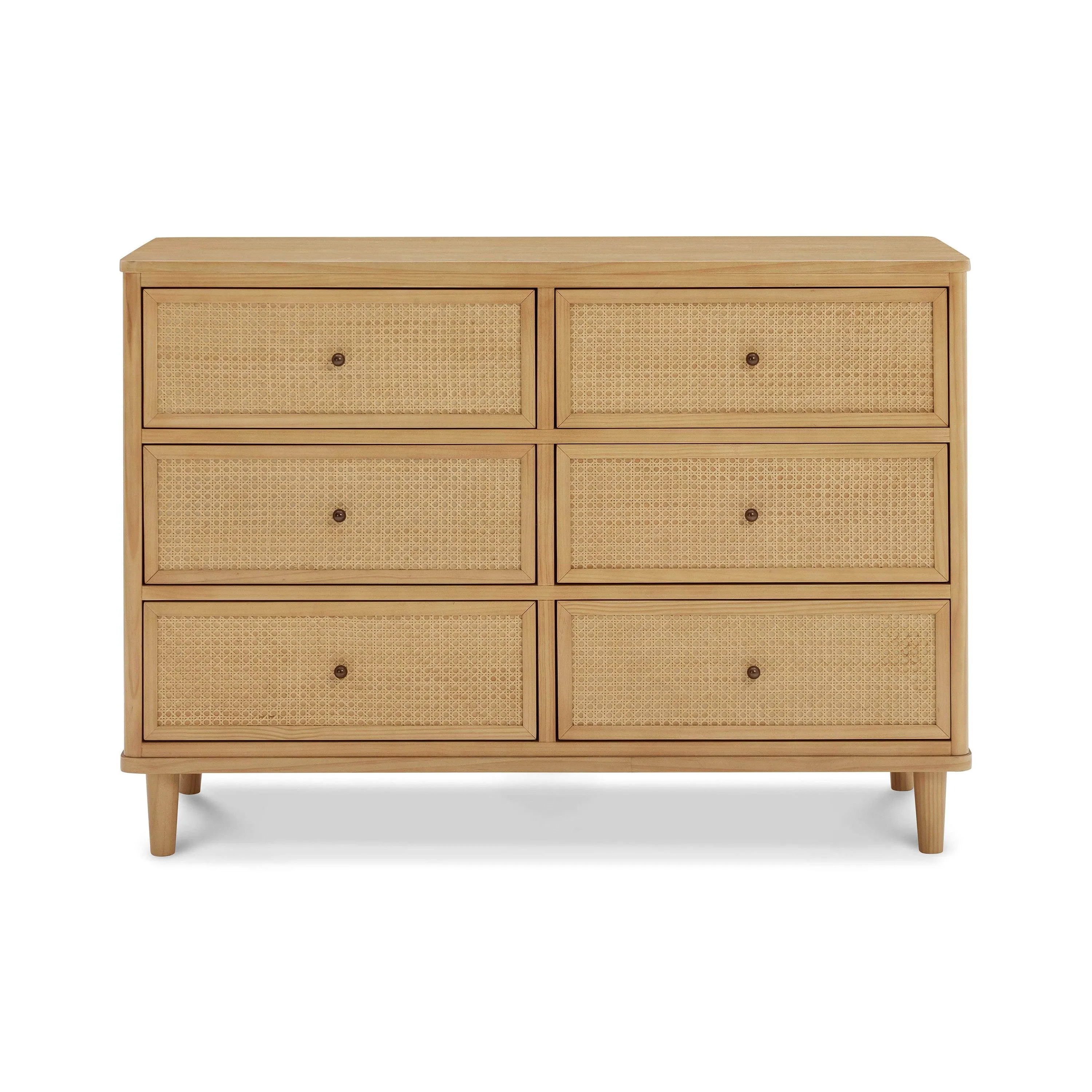 Marin with Cane 6 Drawer Dresser