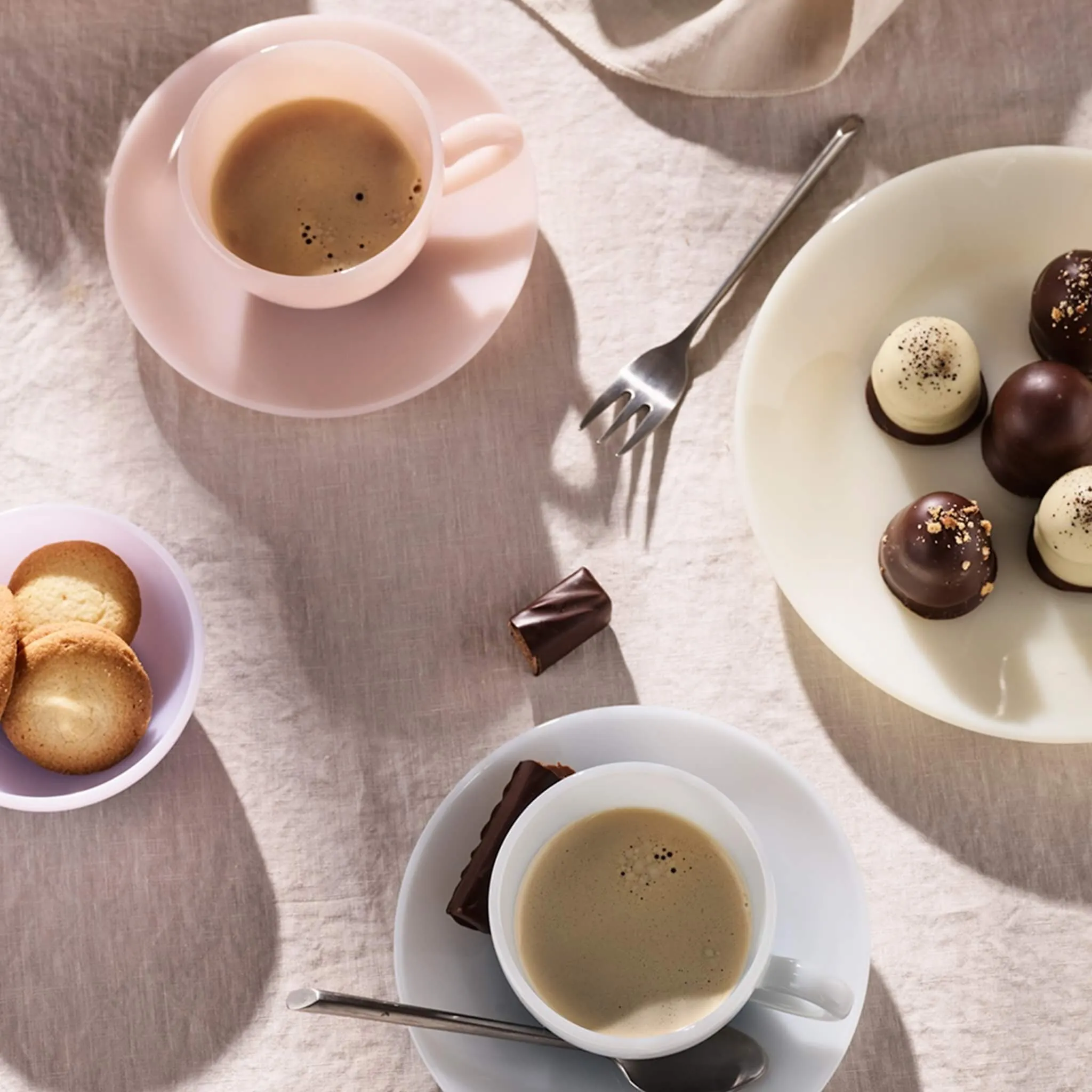 Milk Cup With Saucer (Set of 4)