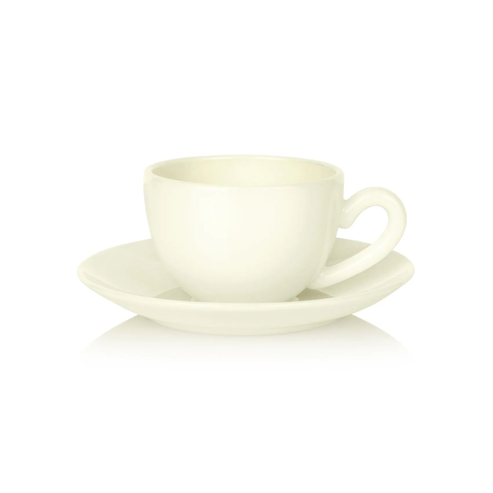 Milk Cup With Saucer (Set of 4)