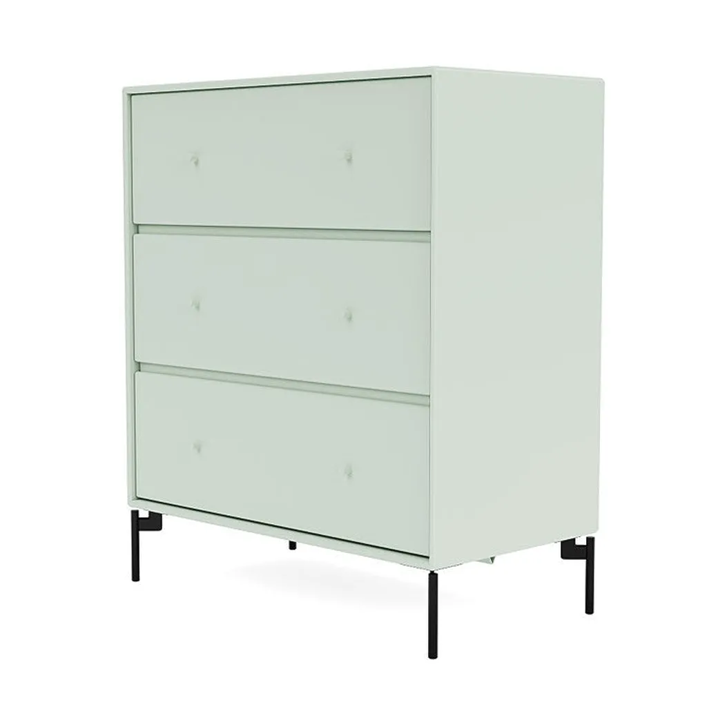 Montana Carry Dresser With Legs, Mist/Black