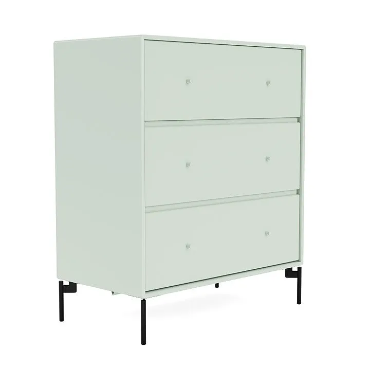 Montana Carry Dresser With Legs, Mist/Black