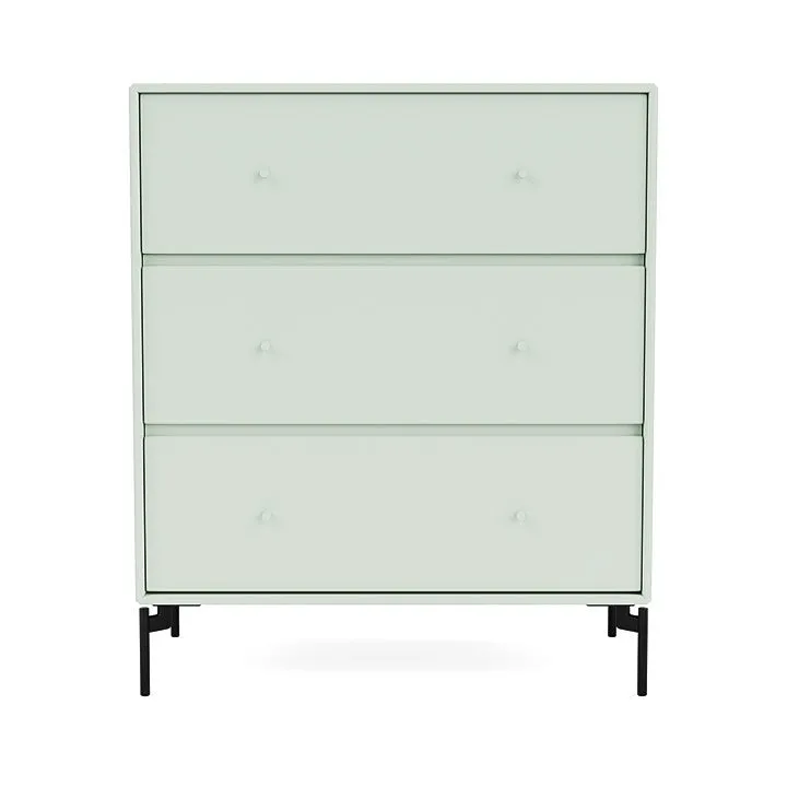Montana Carry Dresser With Legs, Mist/Black