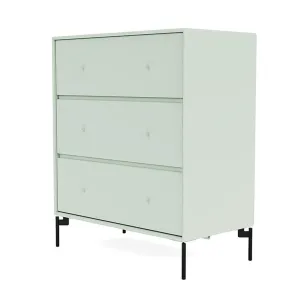 Montana Carry Dresser With Legs, Mist/Black