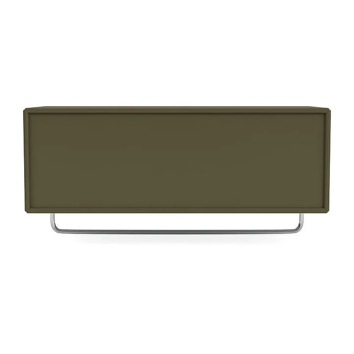 Montana Coat Shelf With Clothes Rack, Oregano Green