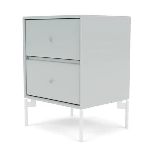 Montana Drift Drawer Module With Legs, Oyster/Snow White