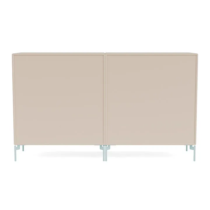 Montana Pair Classic Sideboard With Legs, Clay/Flint