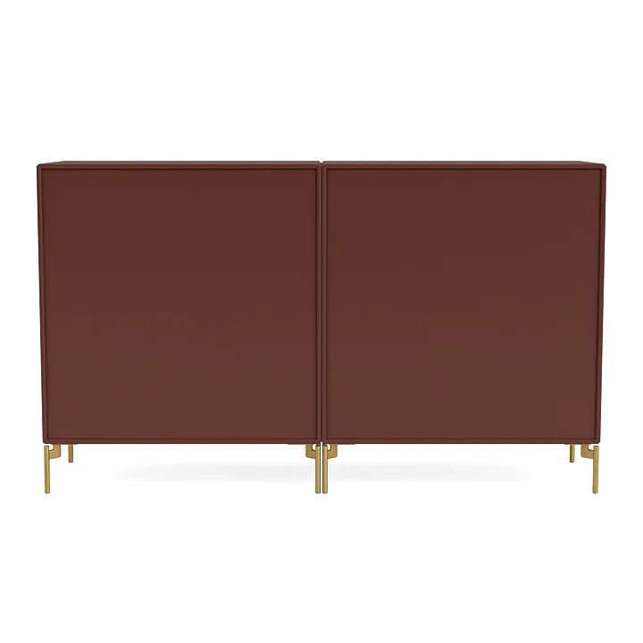 Montana Pair Classic Sideboard With Legs, Masala/Brass