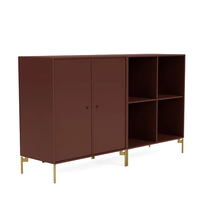 Montana Pair Classic Sideboard With Legs, Masala/Brass