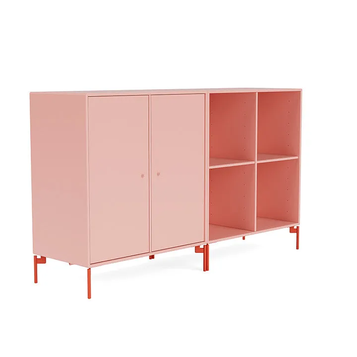 Montana Pair Classic Sideboard With Legs, Ruby/Rosehip