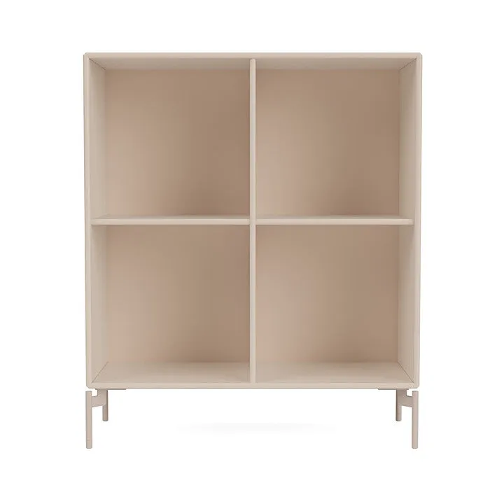 Montana Show Bookcase With Legs, Clay/Mushroom