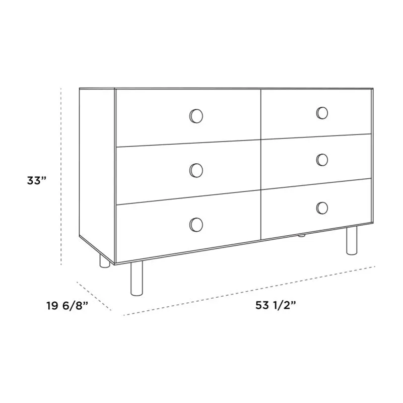 Moss 6-Drawer Dresser