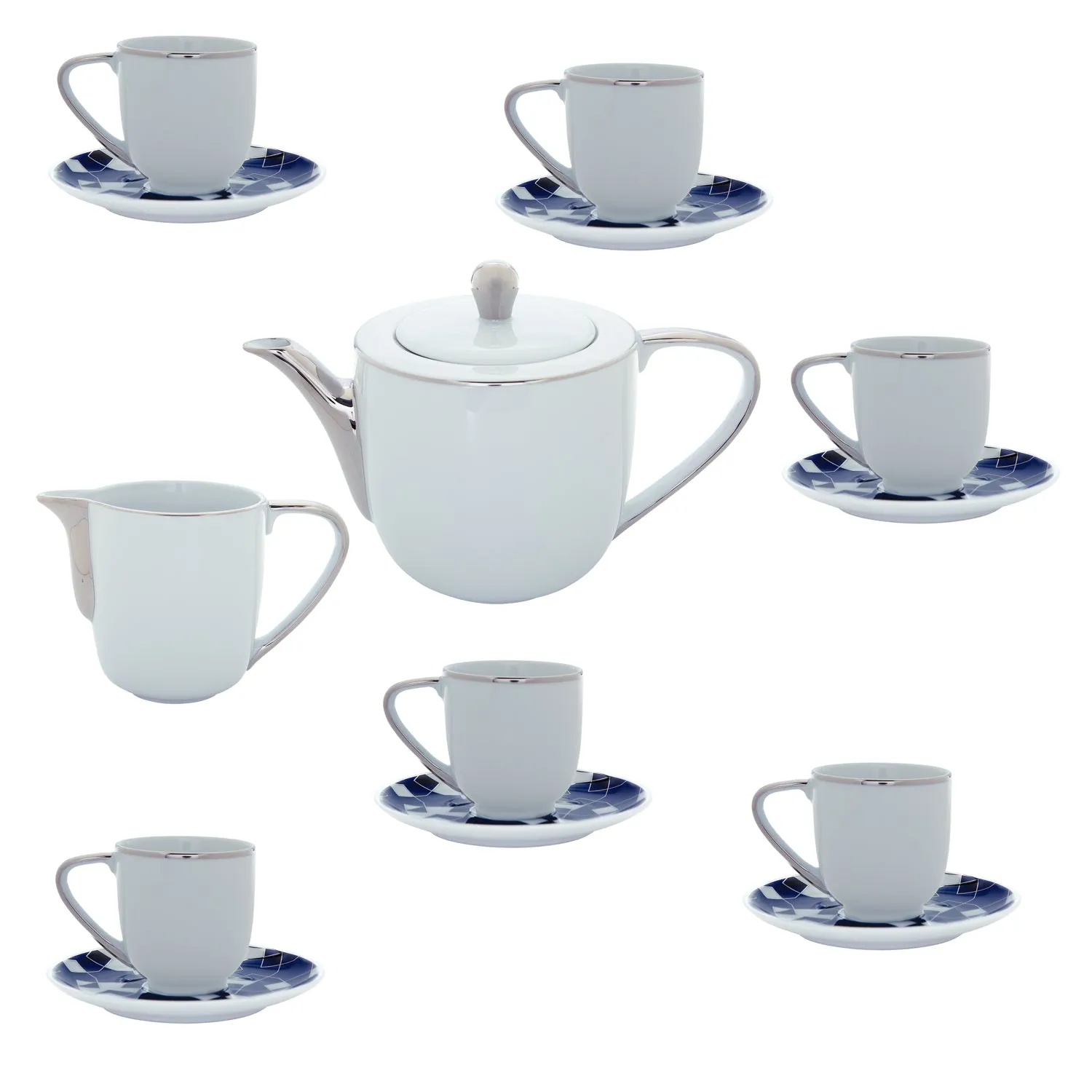 Night Coffee Cup and Saucer (Set of 6)