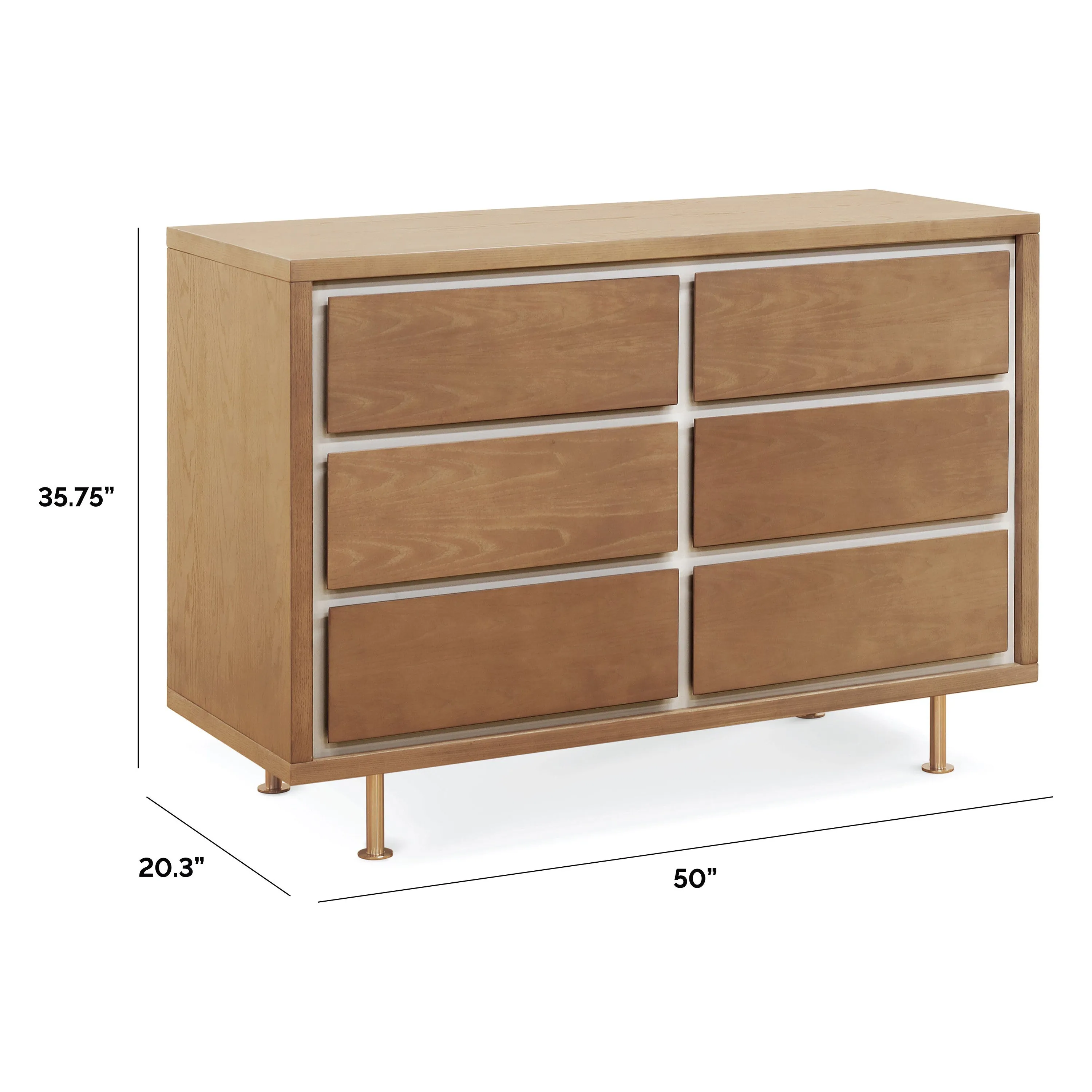 Novella 6-Drawer Double Dresser