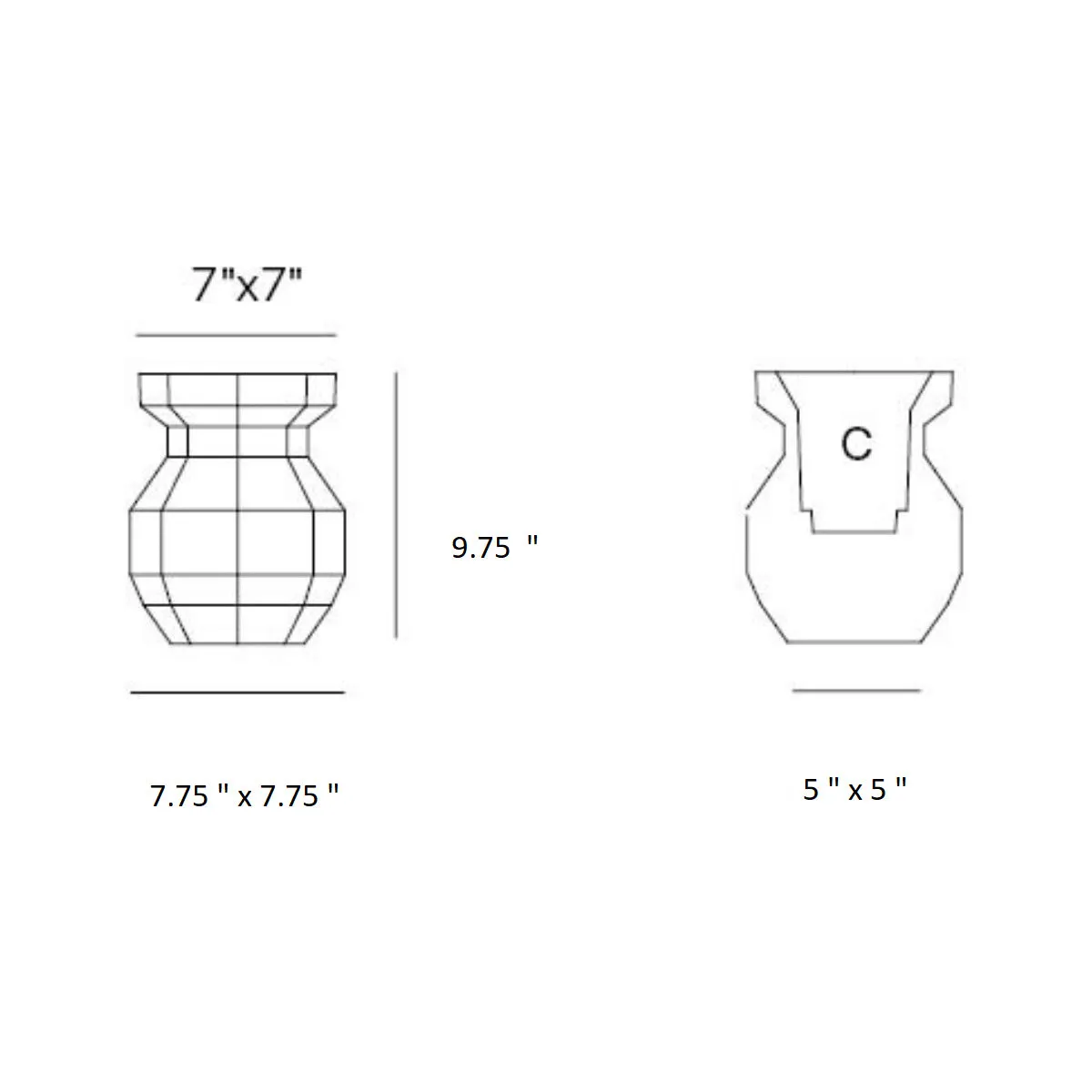 Origami Yuri Planter