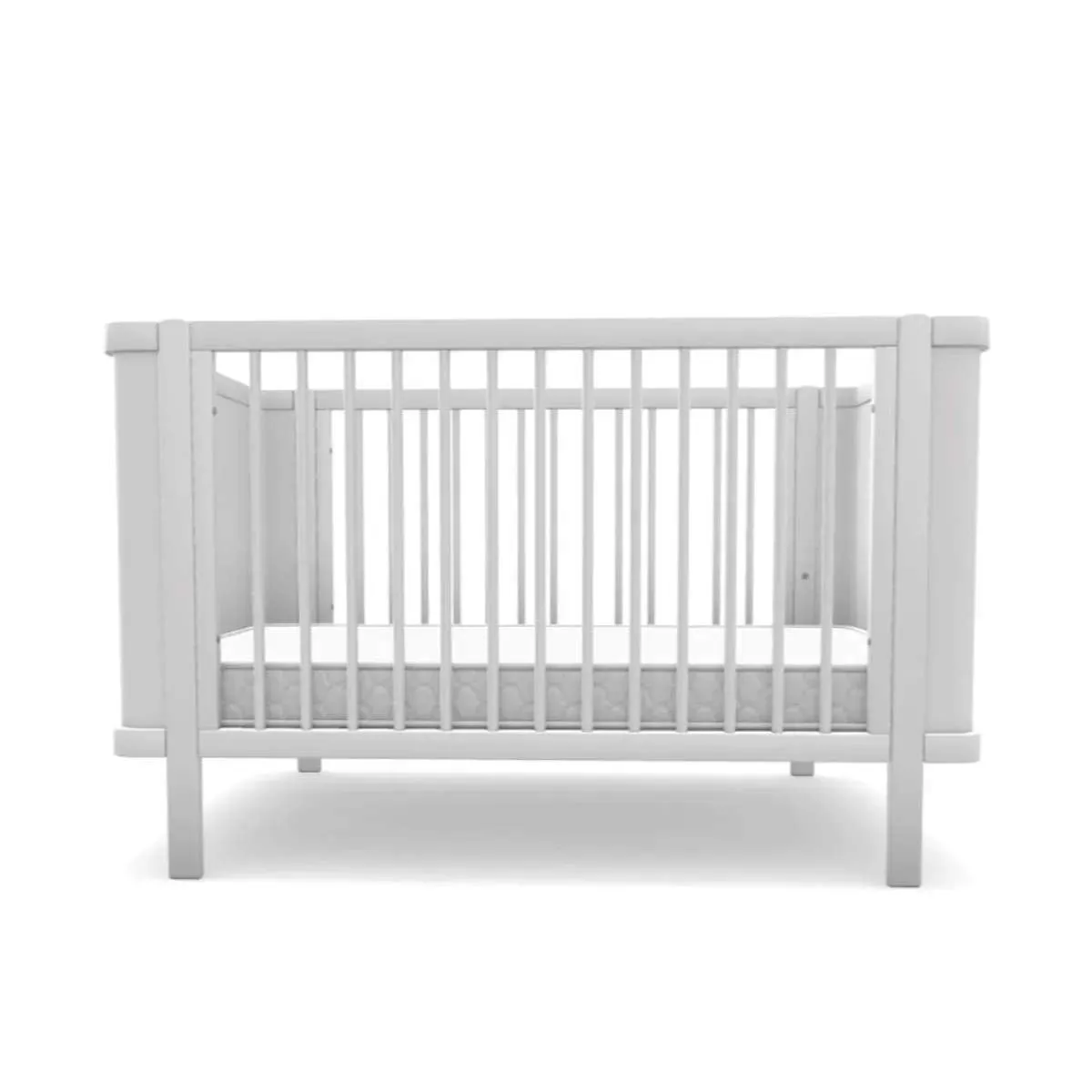 Orlando Contempo Cot - White Mocka