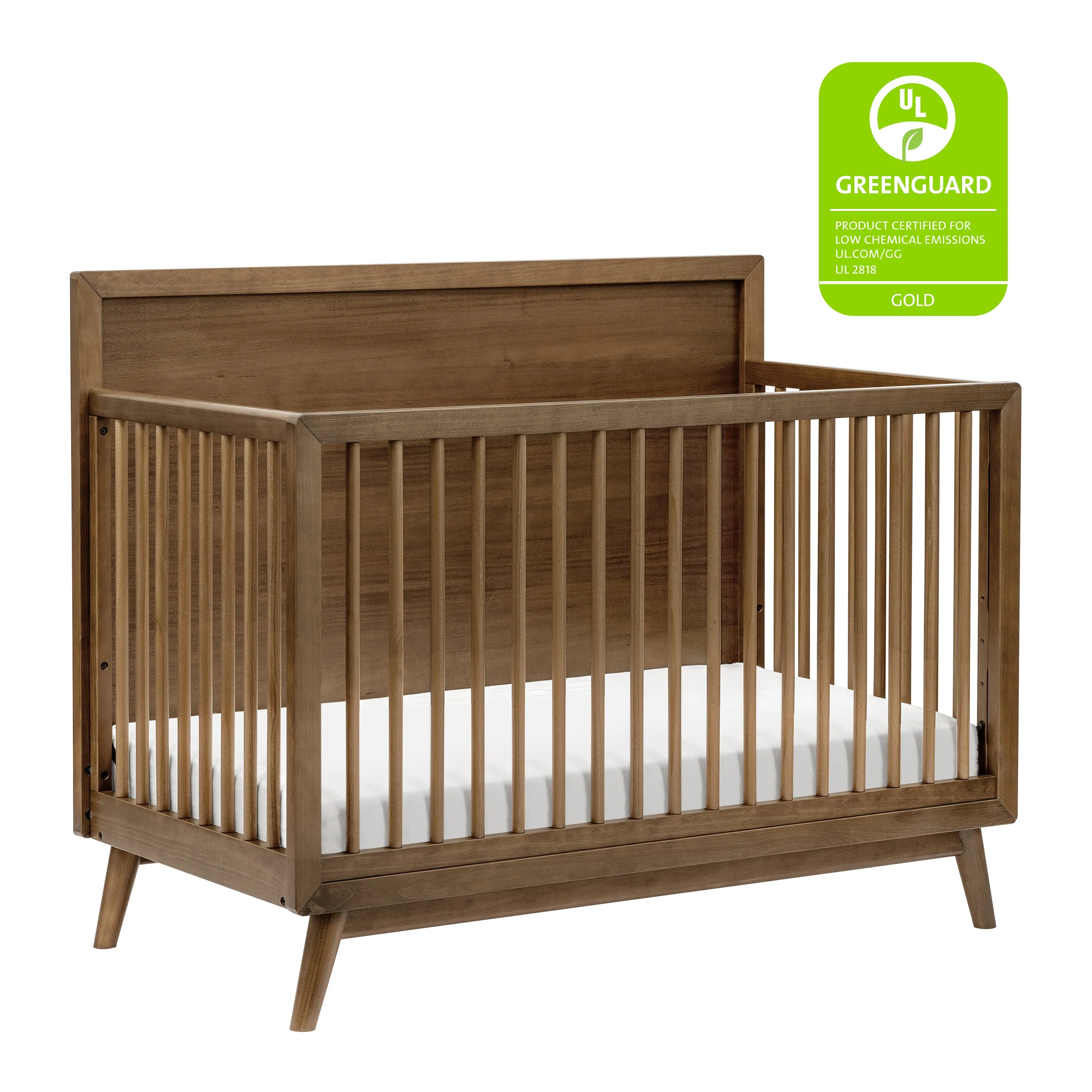 Palma 4-in-1 Convertible Crib with Toddler Bed Conversion Kit