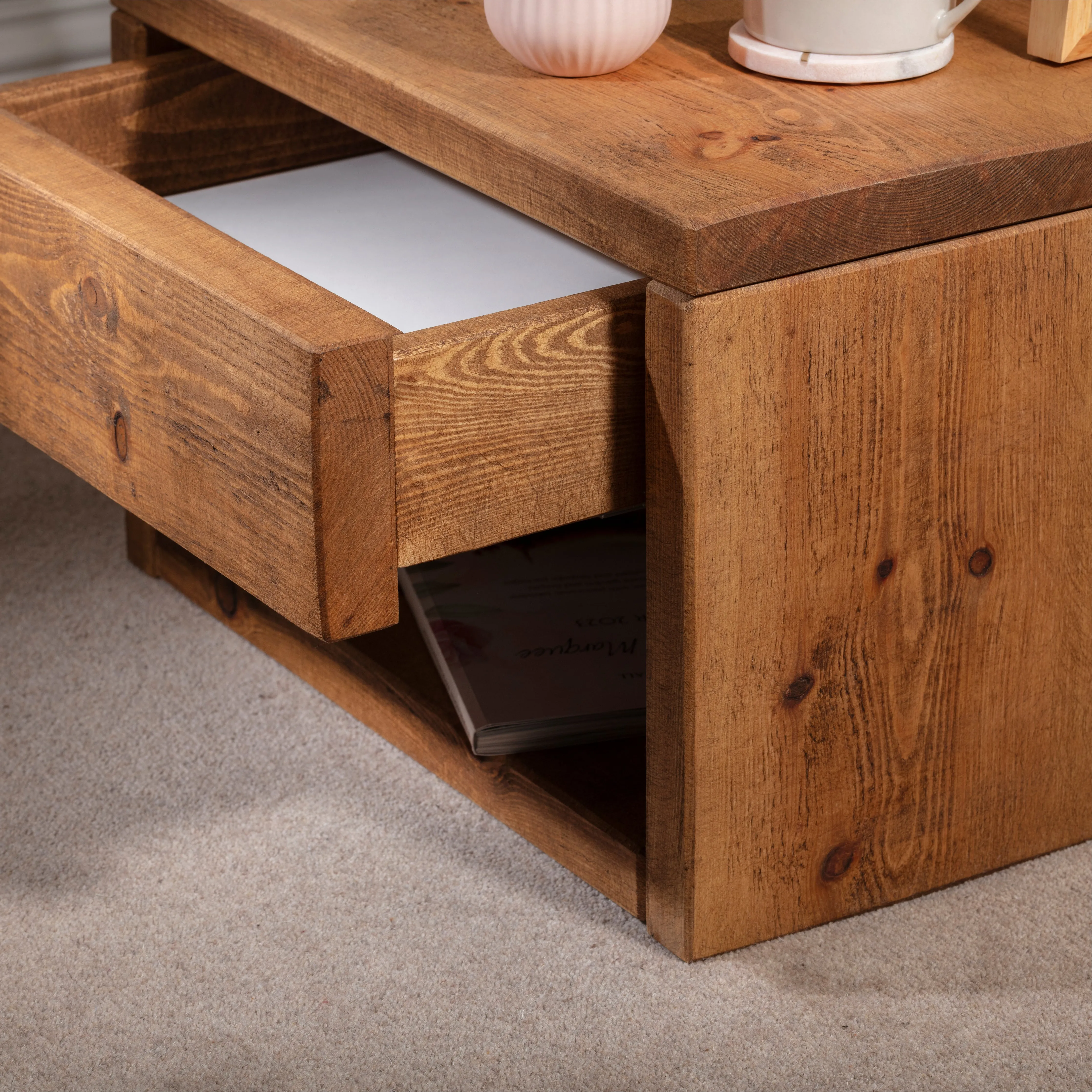 Pandon Bedside Table Funky Chunky