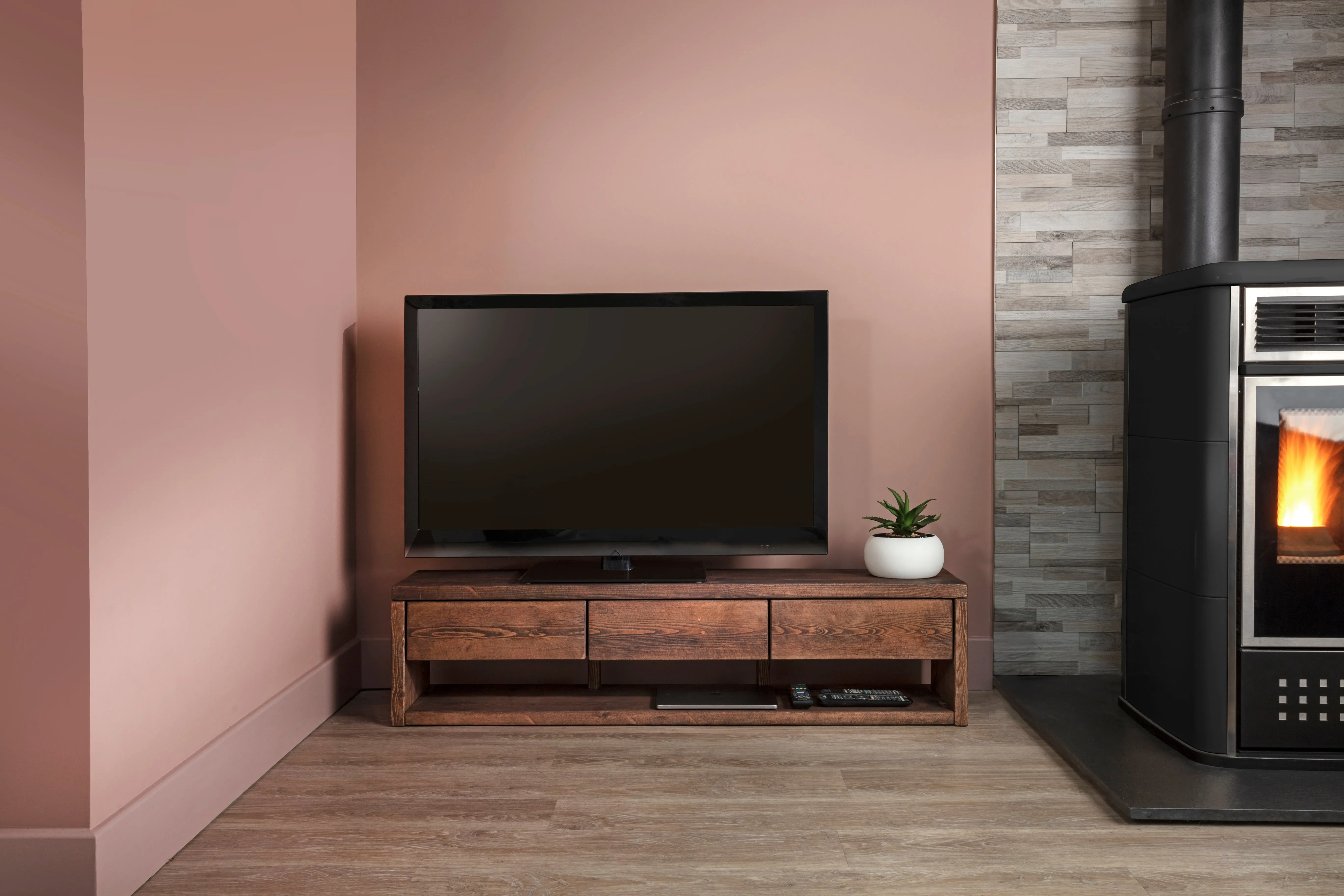 Pandon TV Stand 3 Drawers And Storage Funky Chunky
